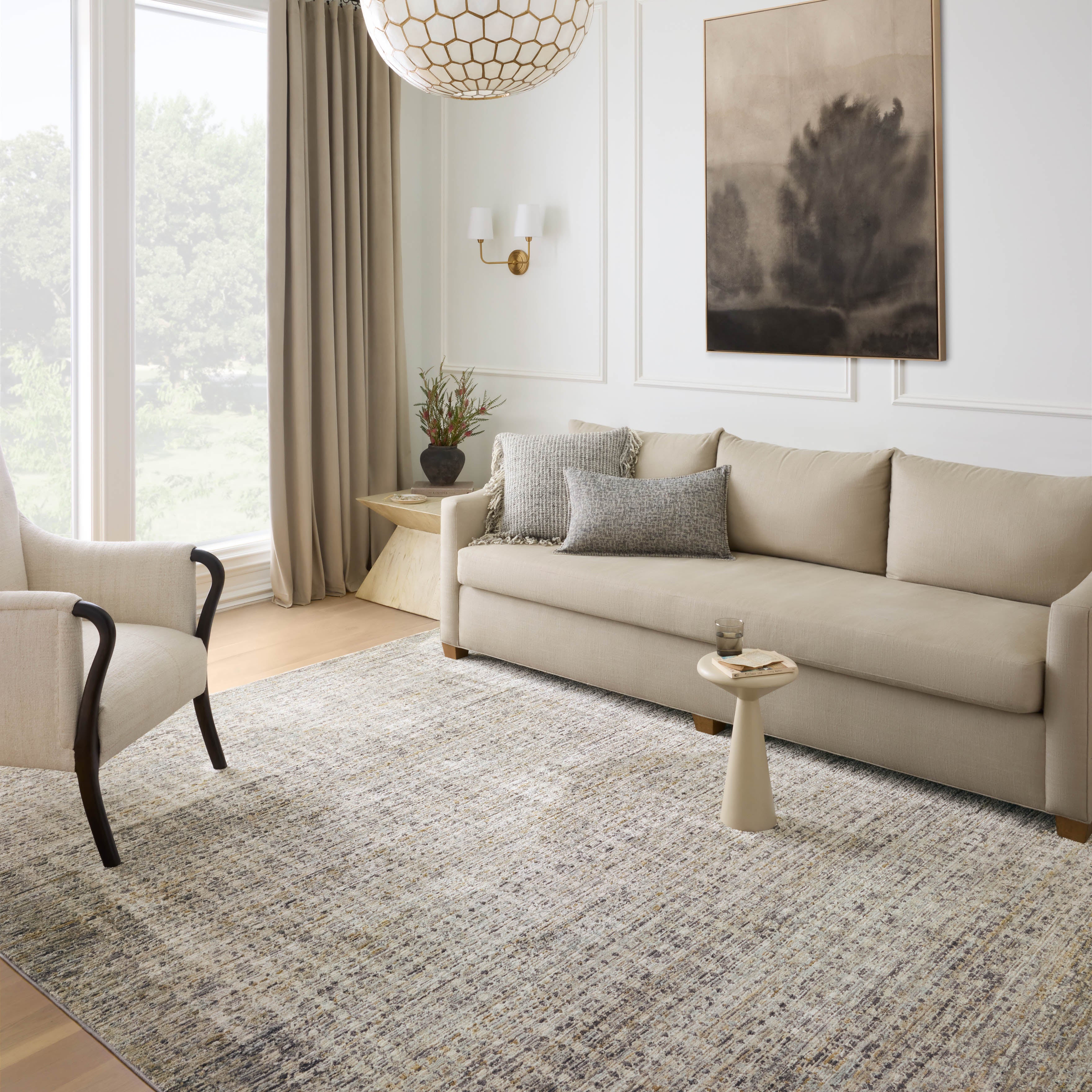 Loloi Soho Charcoal / Multi Rug RUGS - synthetic Loloi