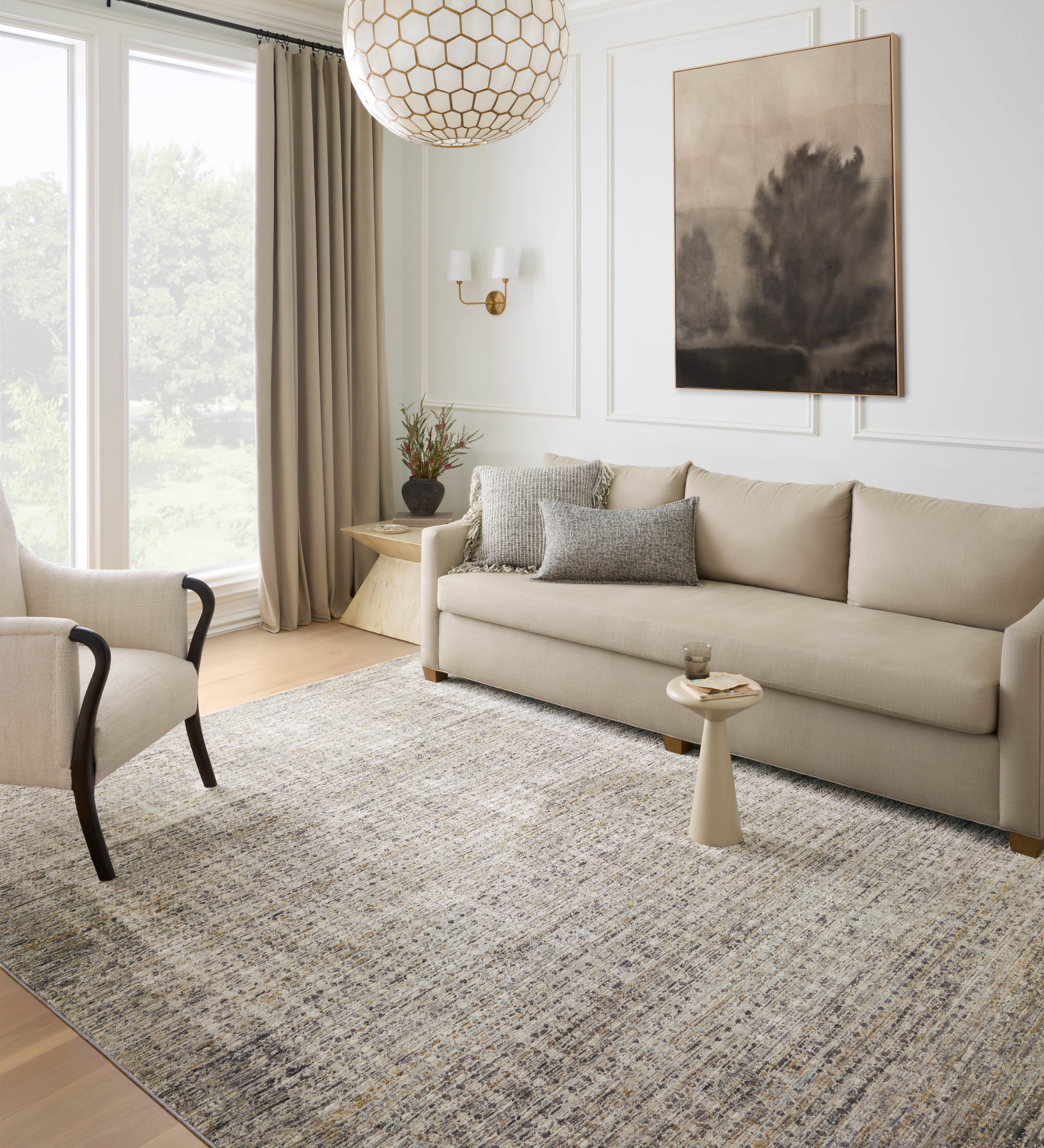 Loloi Soho Charcoal / Multi Rug RUGS - synthetic Loloi