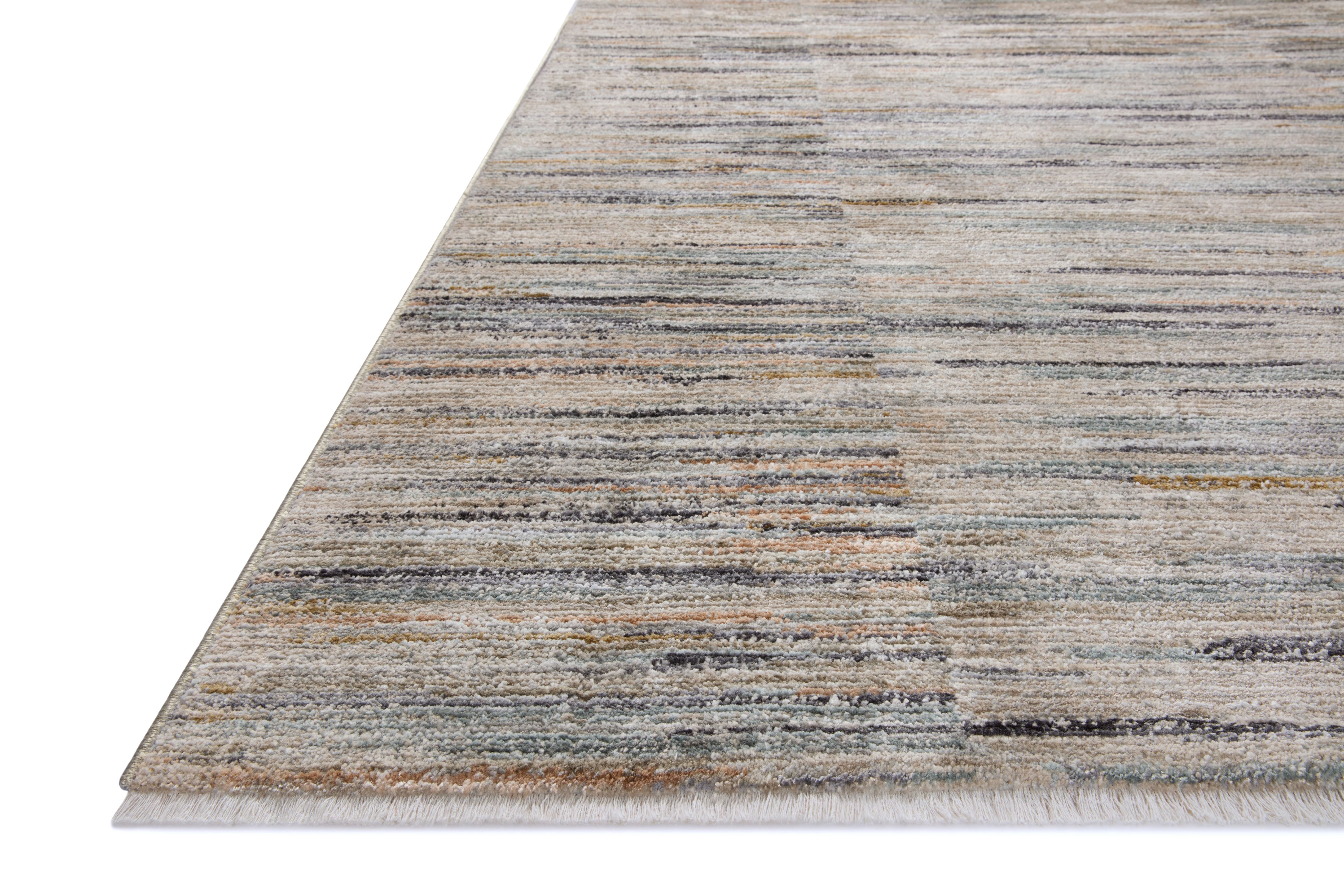 Loloi Soho Multi / Dove Rug RUGS - synthetic Loloi