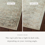 Loloi Sonnet Lagoon / Gold Rug 0-patterned rugs Loloi