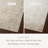 Loloi Sonnet Beige / Terracotta Rug 0-patterned rugs Loloi