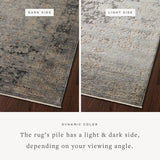 Loloi Sonnet Charcoal / Slate Rug 0-patterned rugs Loloi