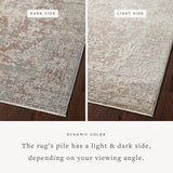 Loloi Sonnet Silver / Natural Rug 0-patterned rugs Loloi