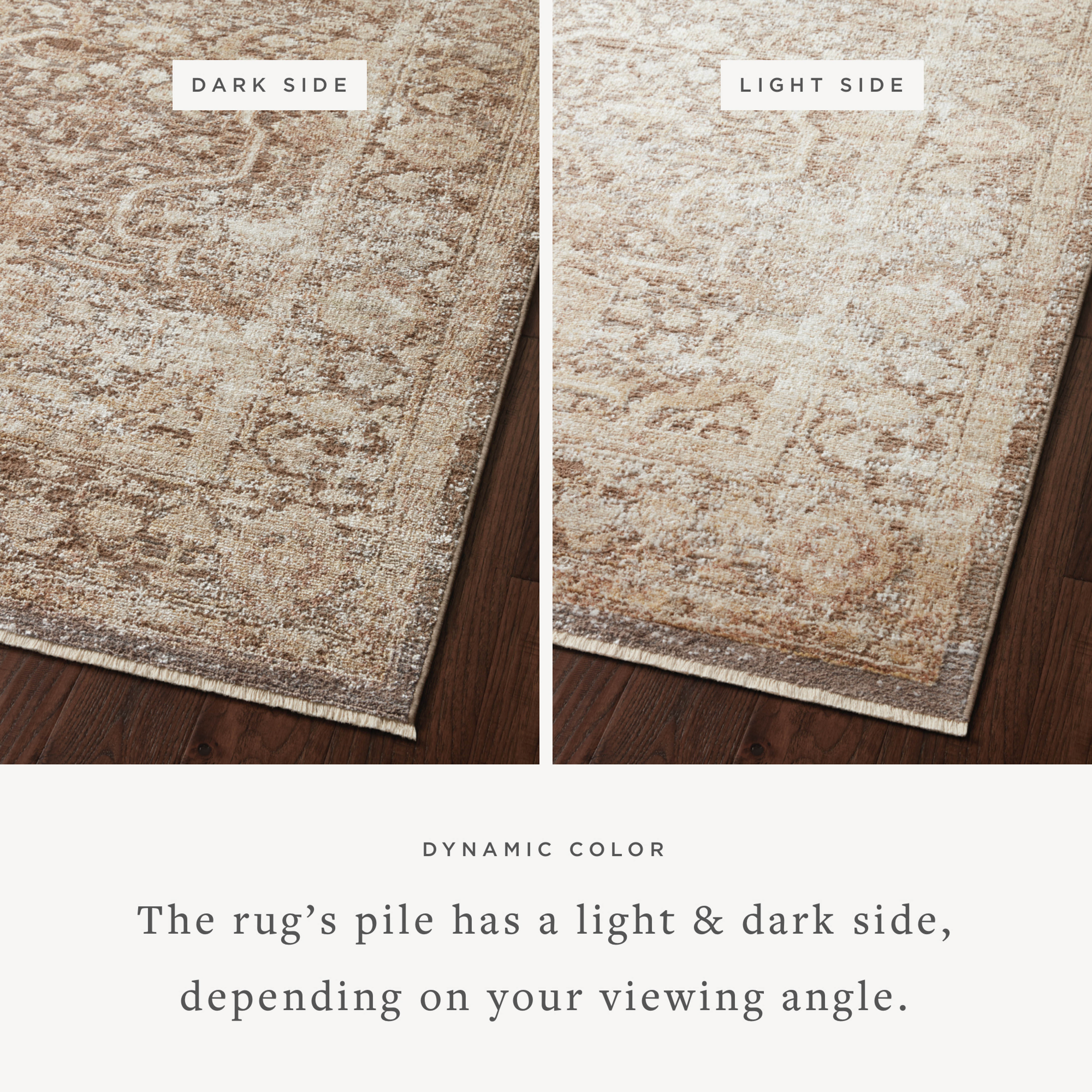 Loloi Sonnet Mocha / Tan Rug 0-patterned rugs Loloi