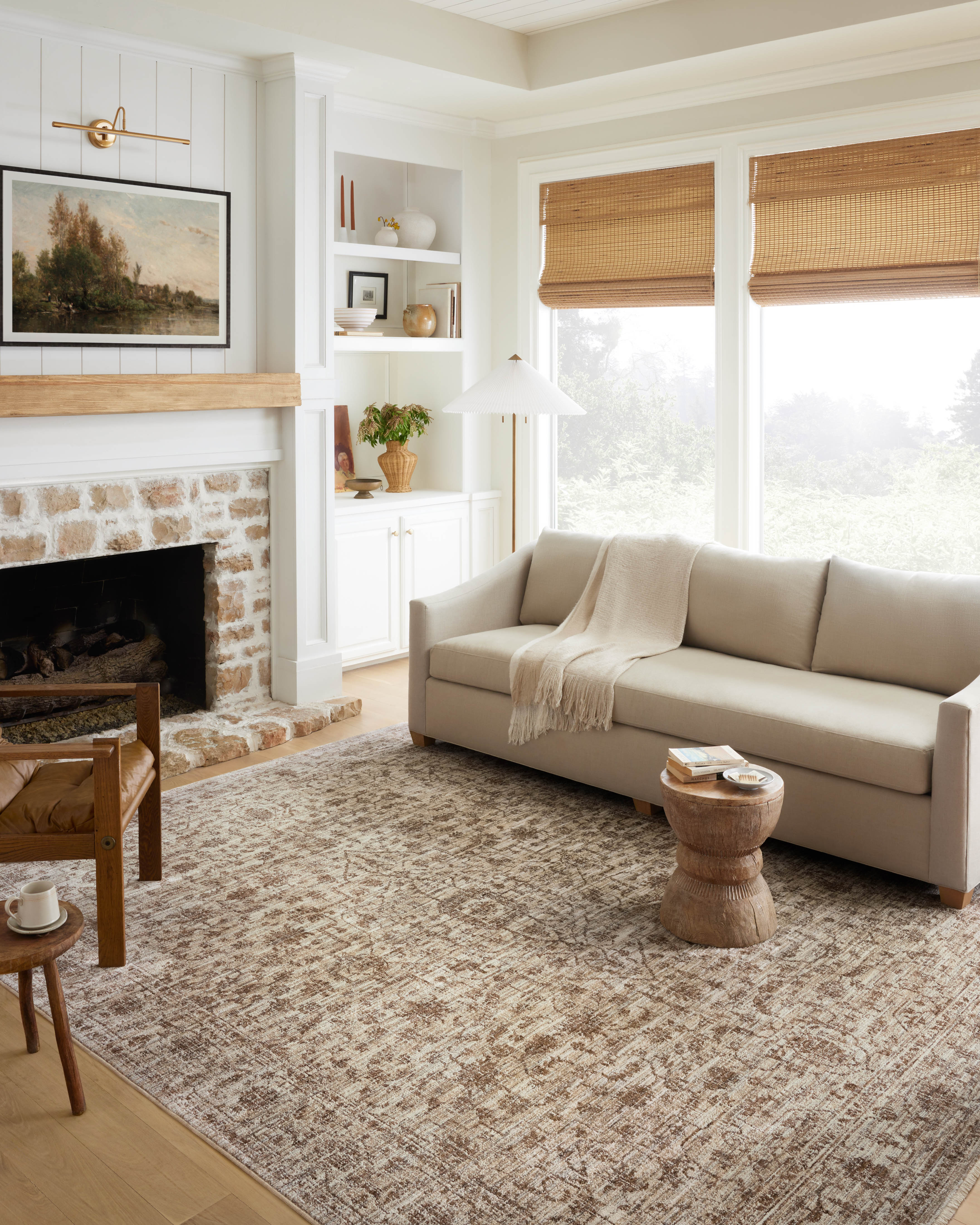 Loloi Sorrento Bark / Natural Rug RUGS - synthetic Loloi