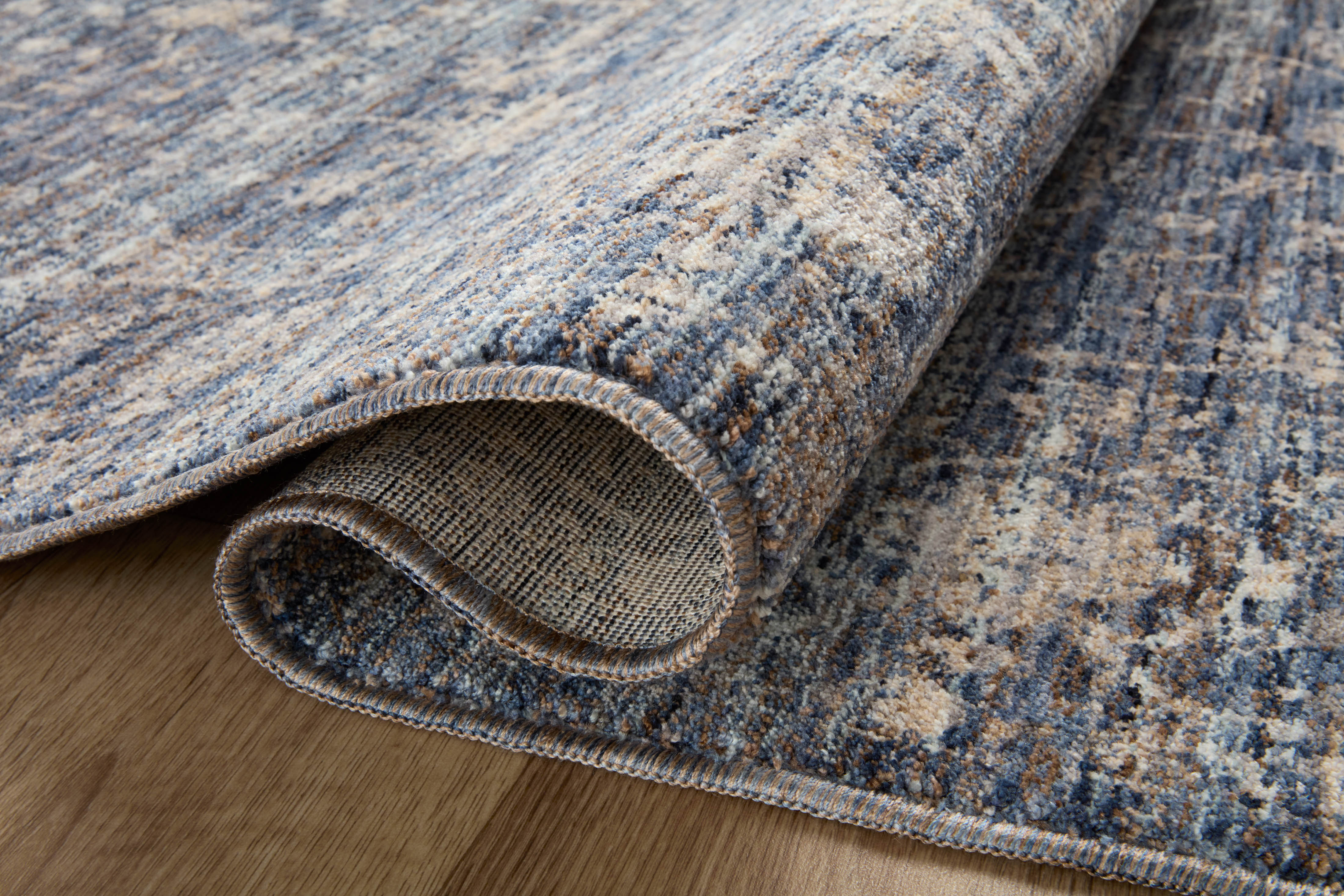 Loloi Sorrento Midnight / Natural Rug RUGS - synthetic Loloi