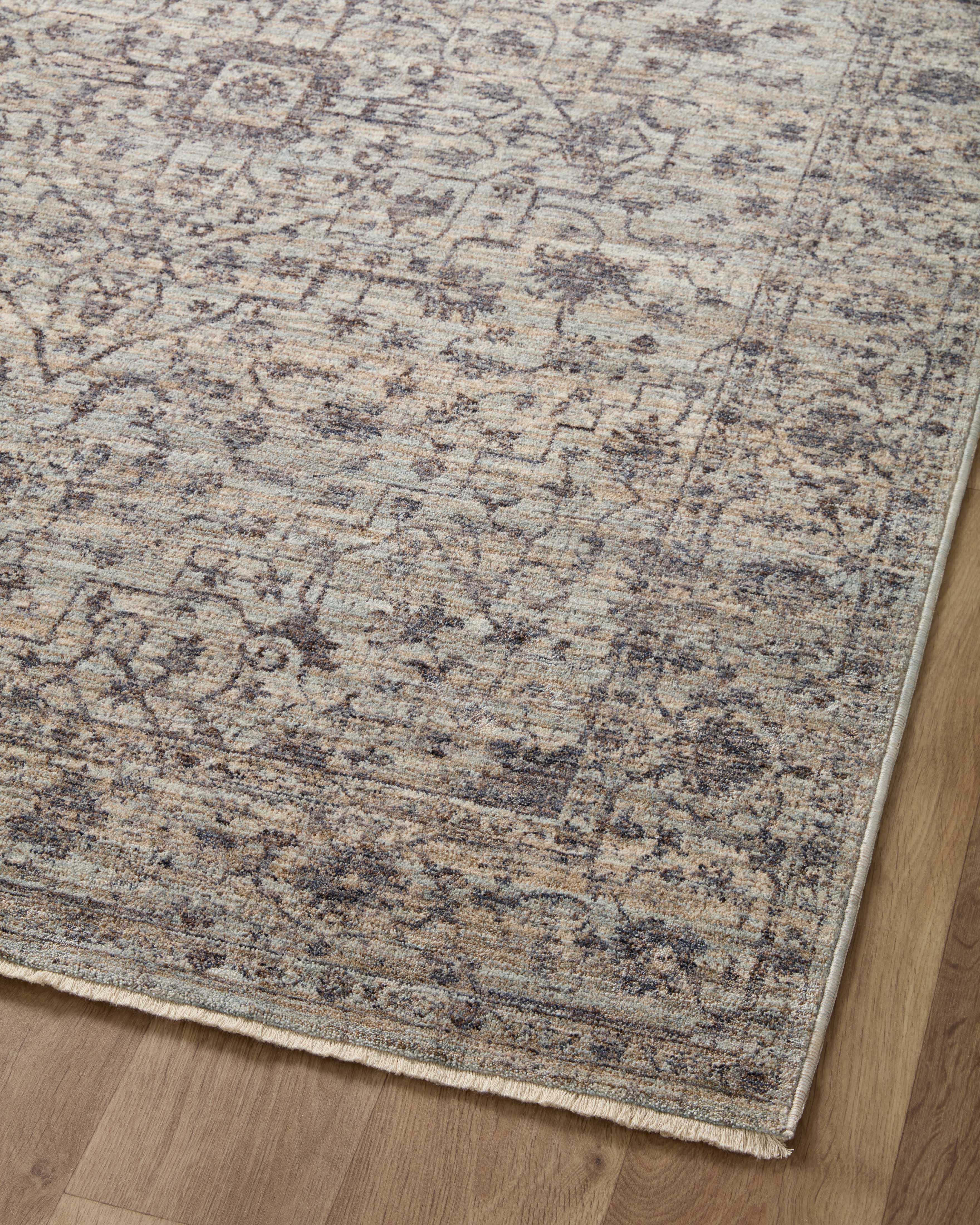 Loloi Sorrento Mist / Charcoal 2-RUGS-patterned Loloi
