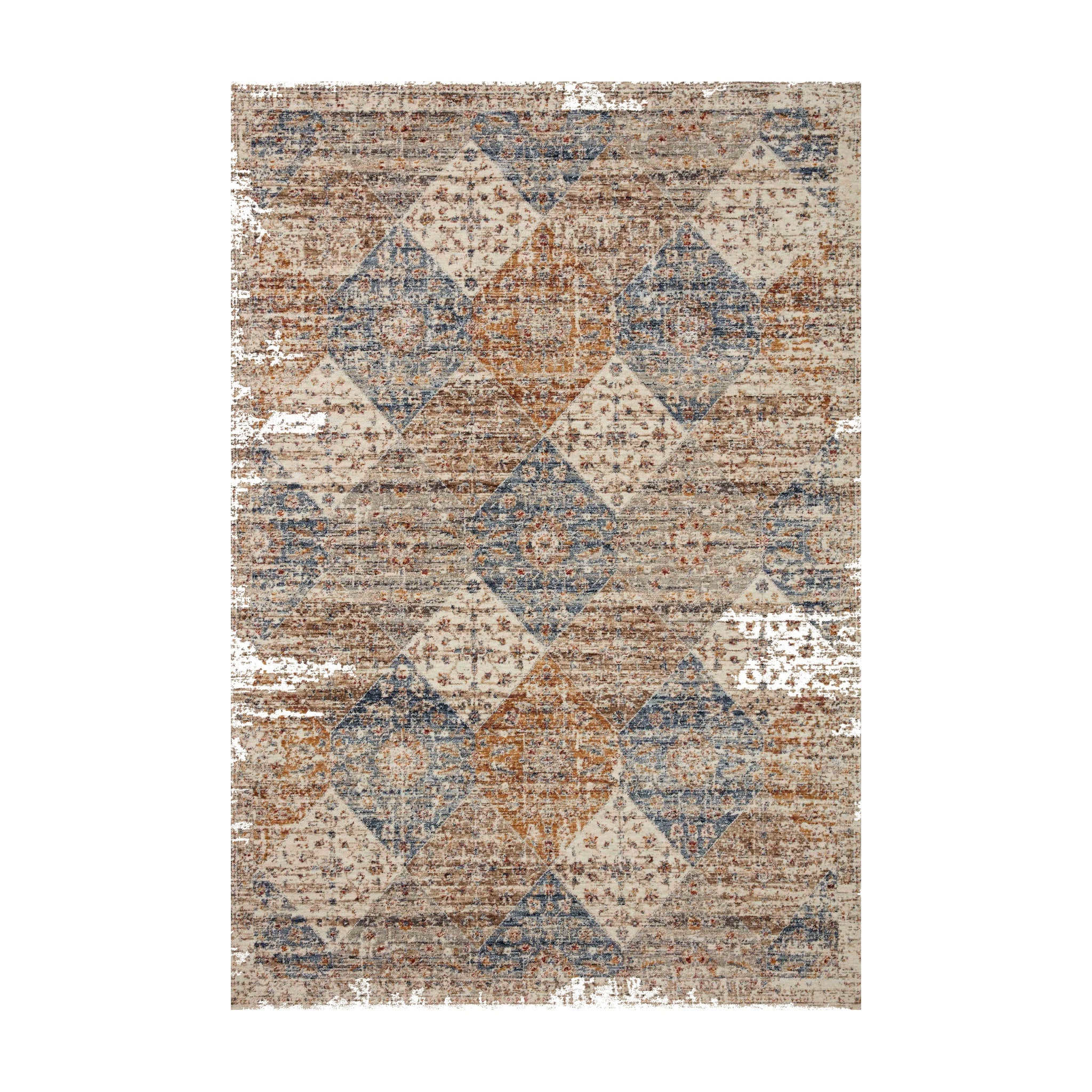 Loloi Sorrento Ivory / Multi Rug RUGS - synthetic Loloi 18" x 18"