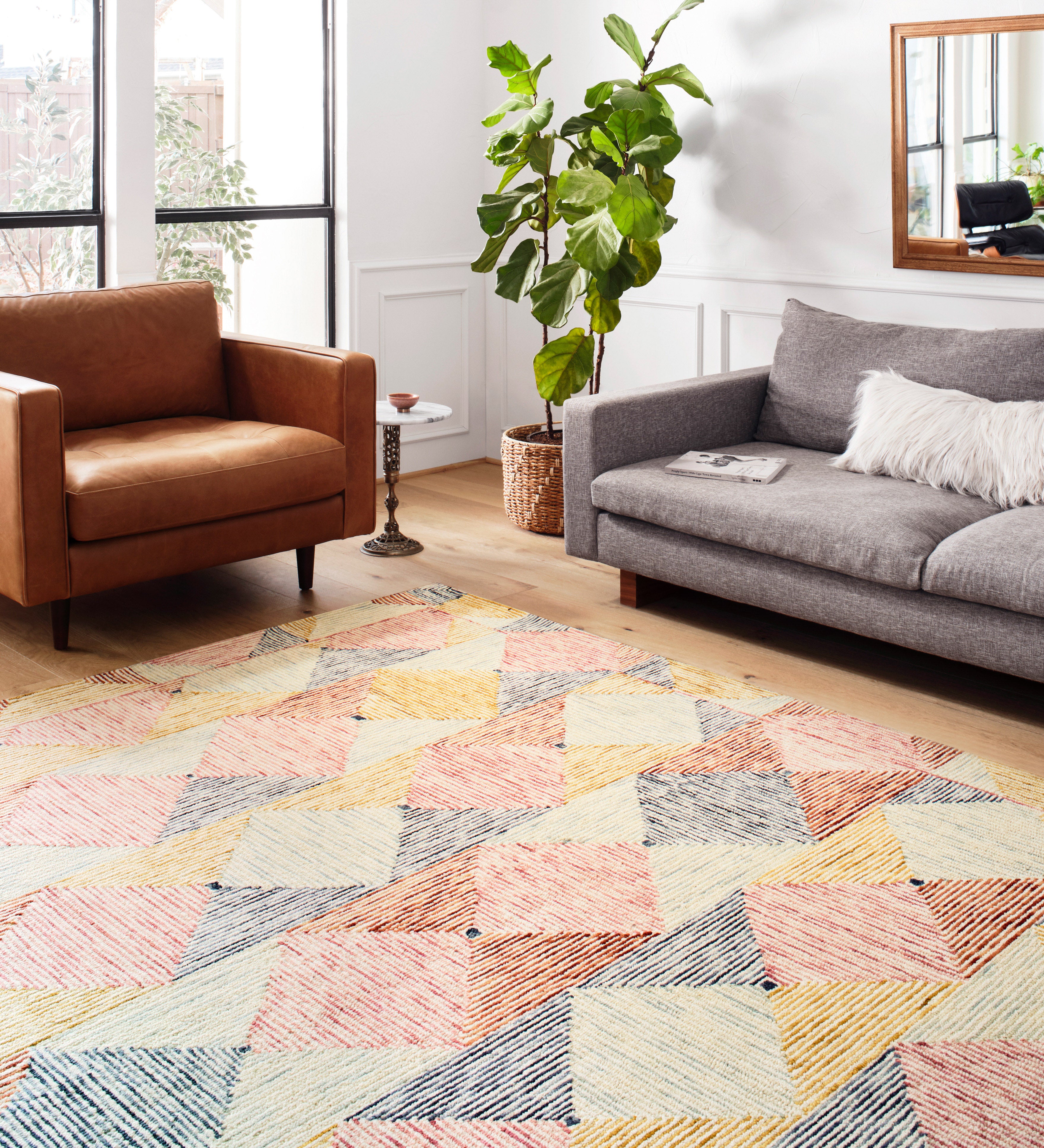 Loloi Spectrum Ivory / Multi Rug RUGS - wool Loloi