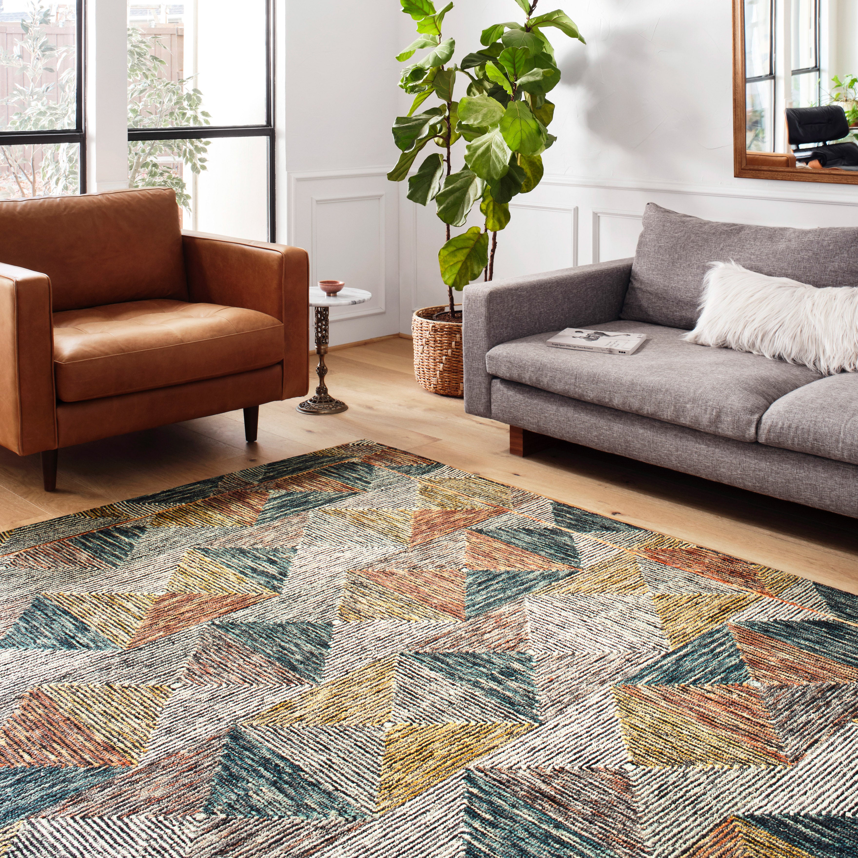 Loloi Spectrum Lagoon / Spice Rug RUGS - wool Loloi