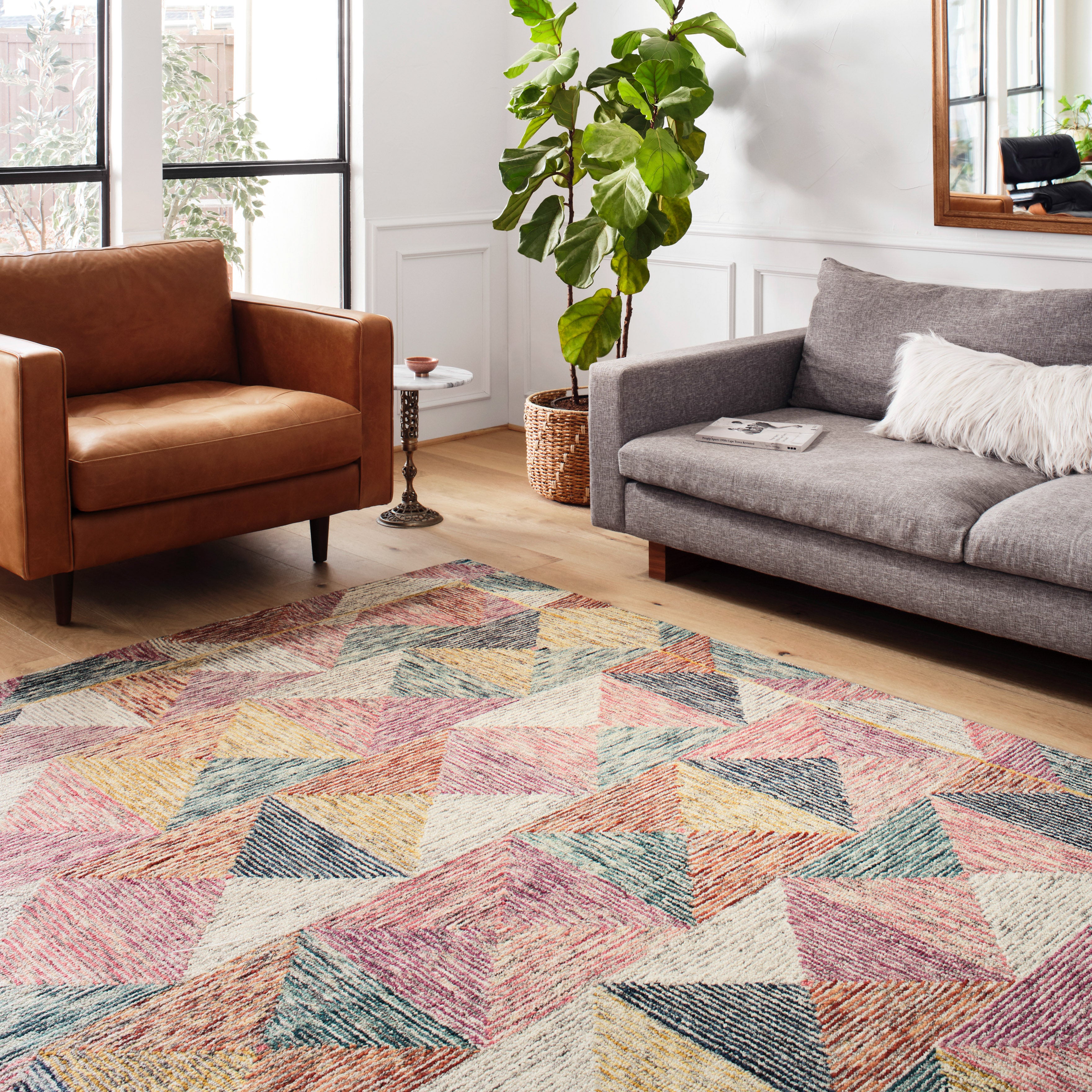 Loloi Spectrum Silver / Fiesta Rug RUGS - wool Loloi