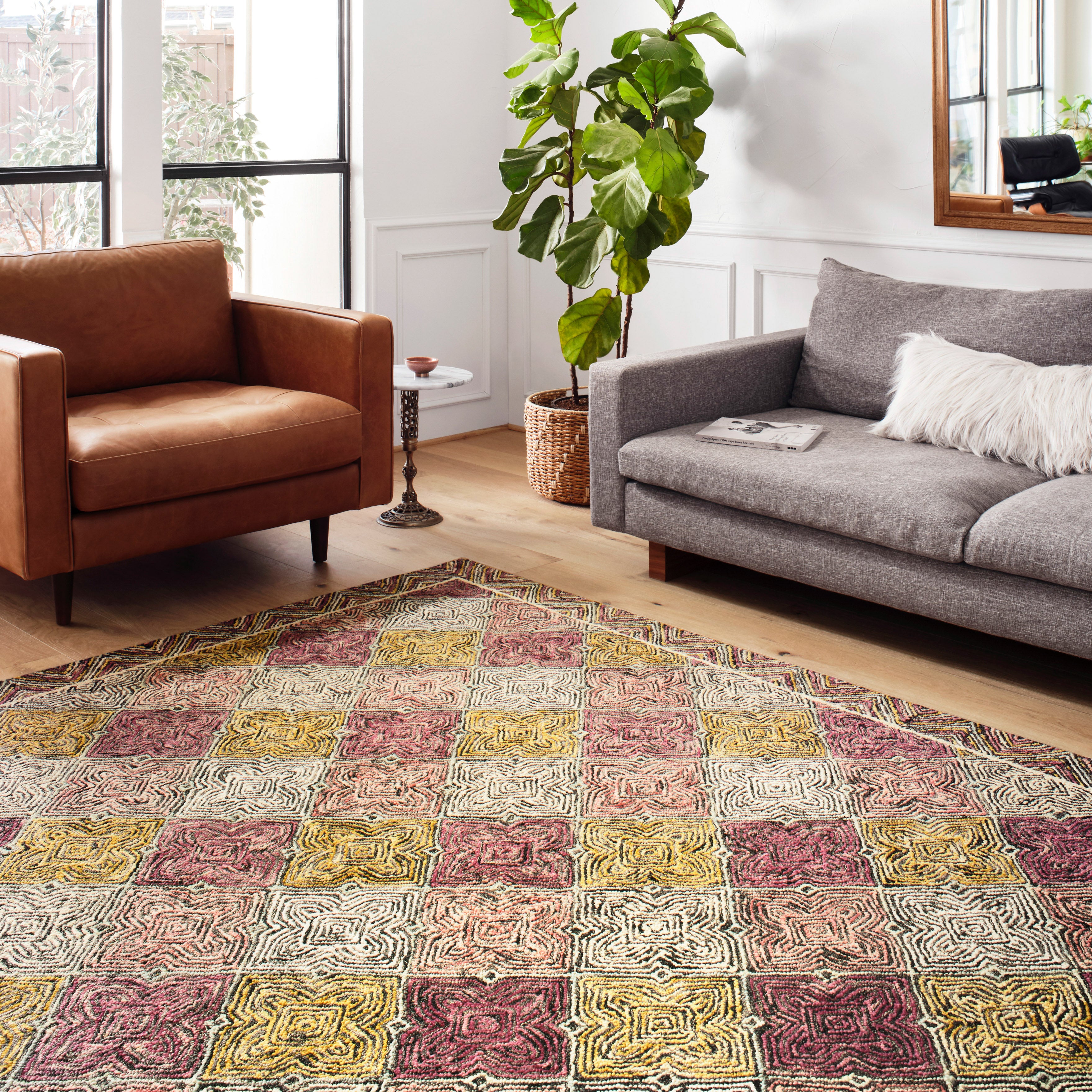 Loloi Spectrum Charcoal / Multi Rug RUGS - wool Loloi
