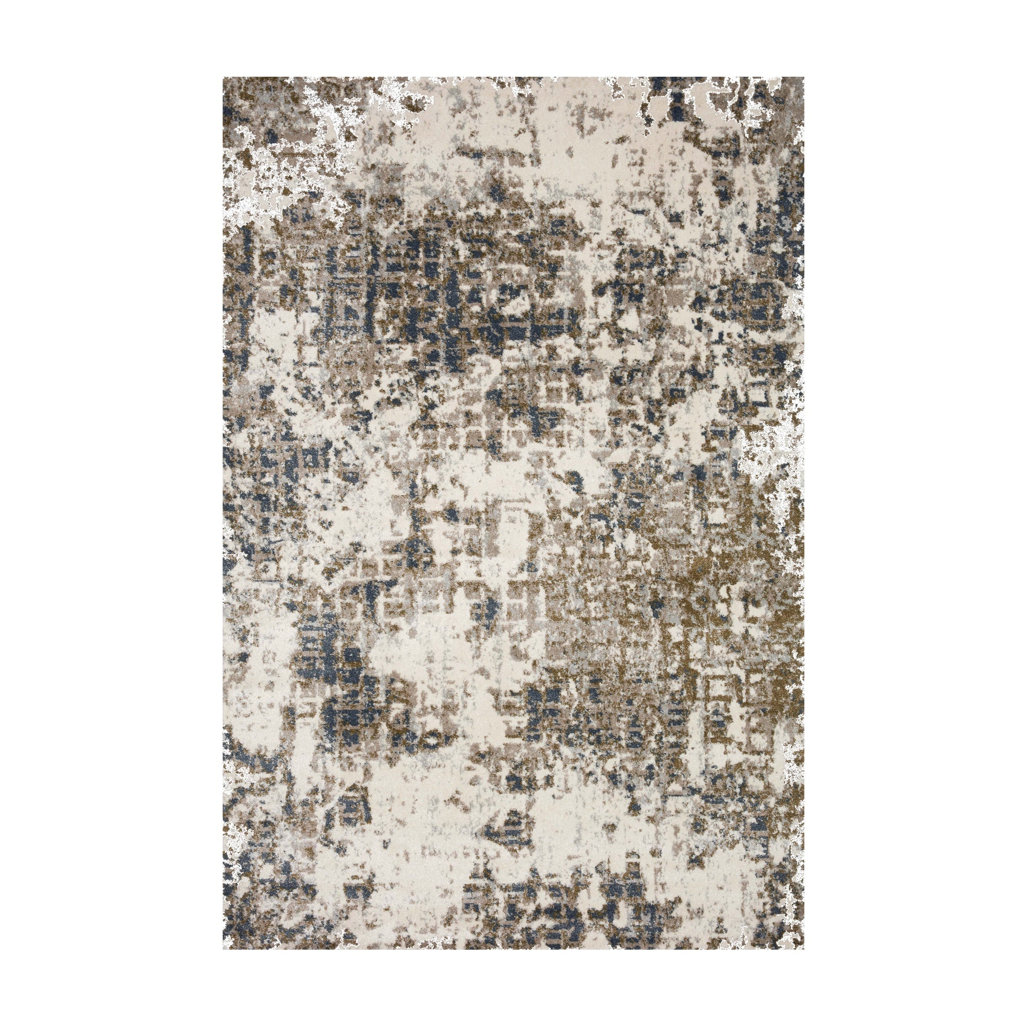 Loloi Spirit Pewter / Olive Rug RUGS - synthetic Loloi 18" x 18"