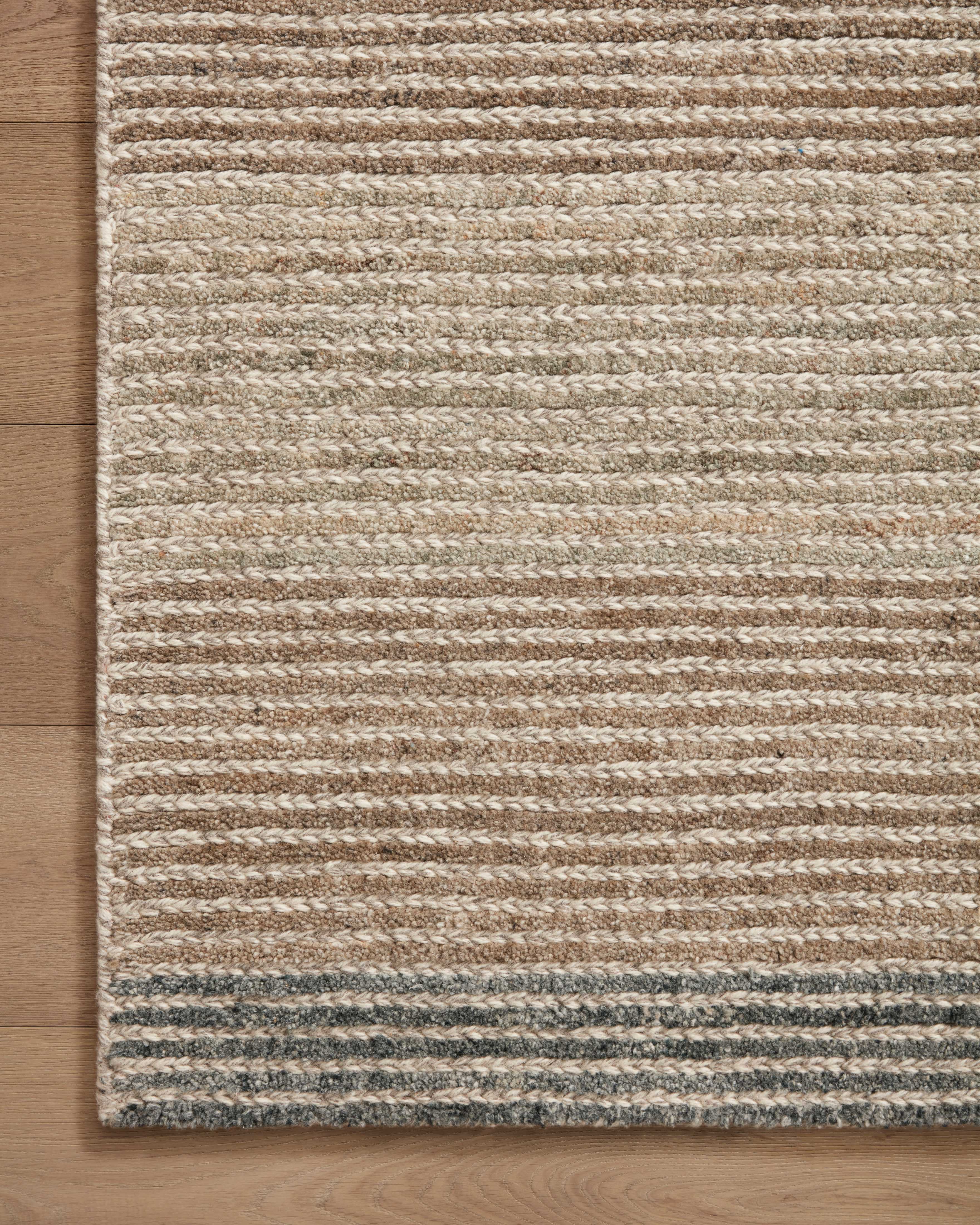 Loloi Stiles Beige / Slate Runner Rug RUGS - wool Loloi