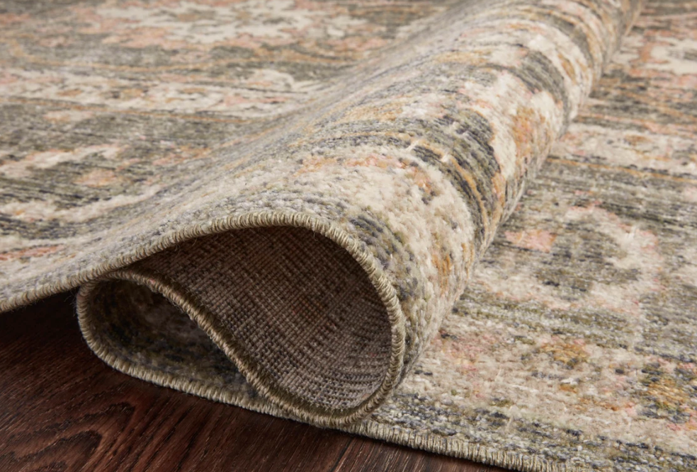 OVERSTOCK - Chris Loves Julia x Loloi Rosemarie Sage / Blush Rug - 2'7" x 8' IN STORE - Sale Rugs Loloi