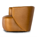 Miles Swivel Chair - Camel - Rug & Weave