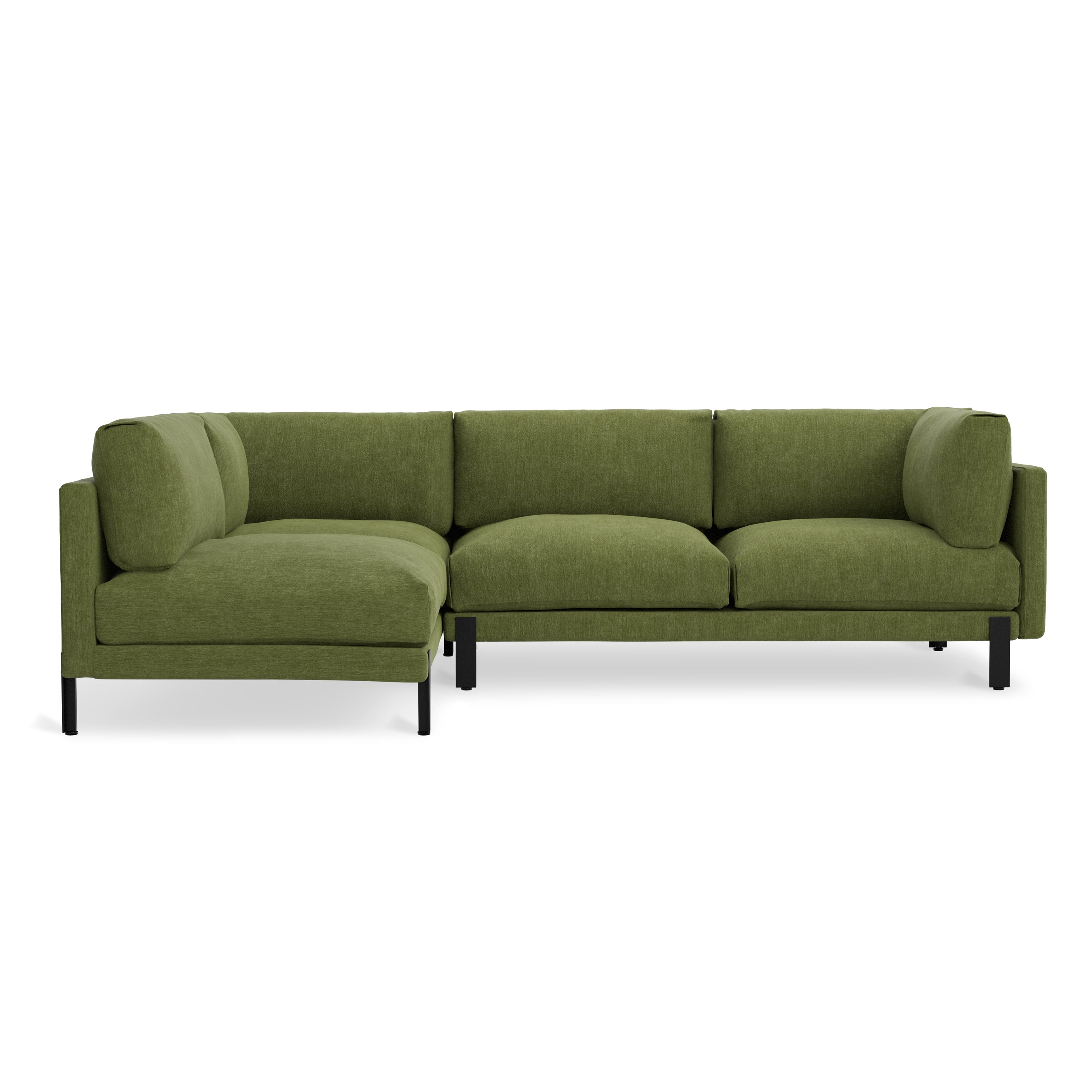 Gus* Modern Silverlake Left Arm FURNITURE - sofa Gus Bastille Clover