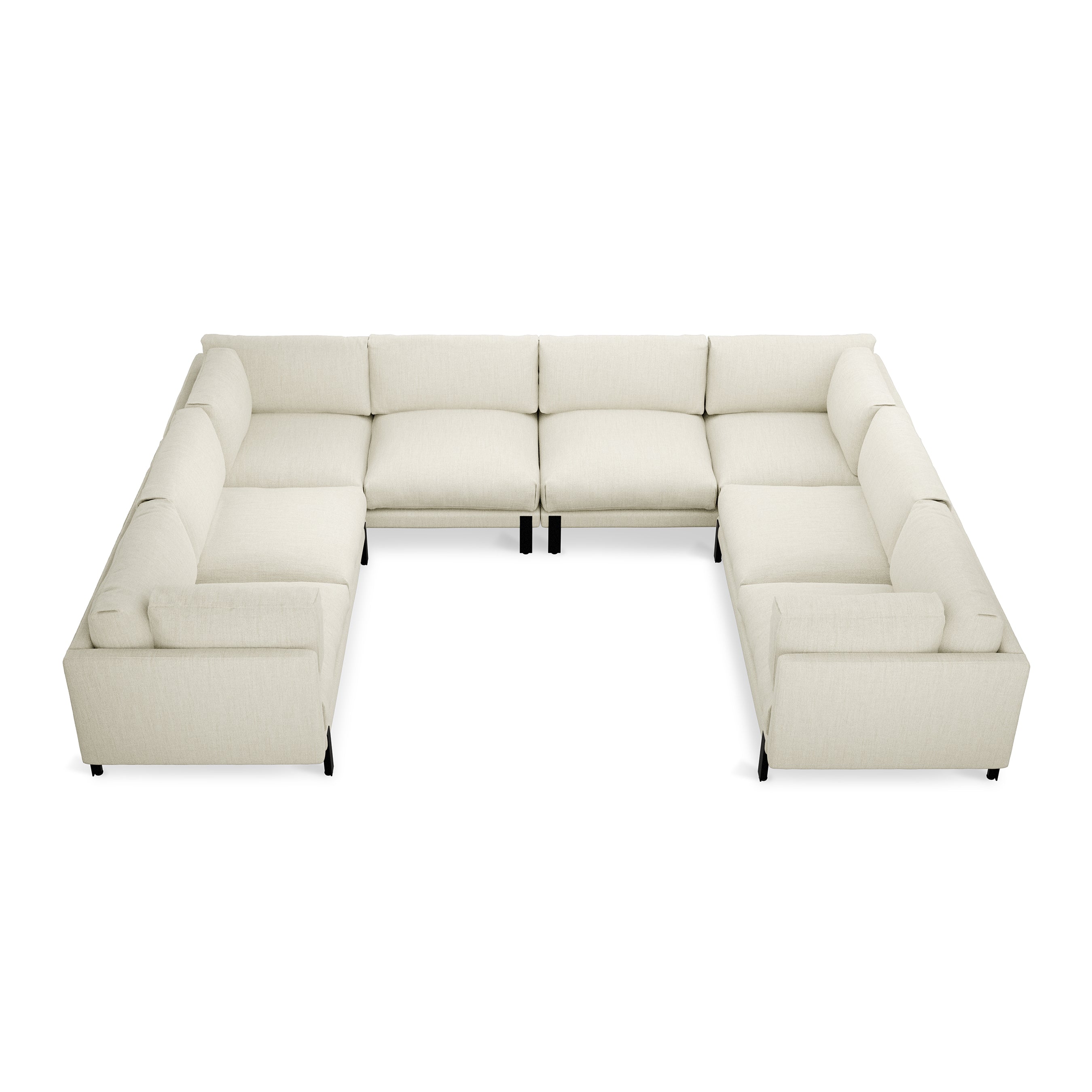 Gus* Modern Silverlake U-Shaped Sectional FURNITURE - sectionals Gus Sutton Canvas