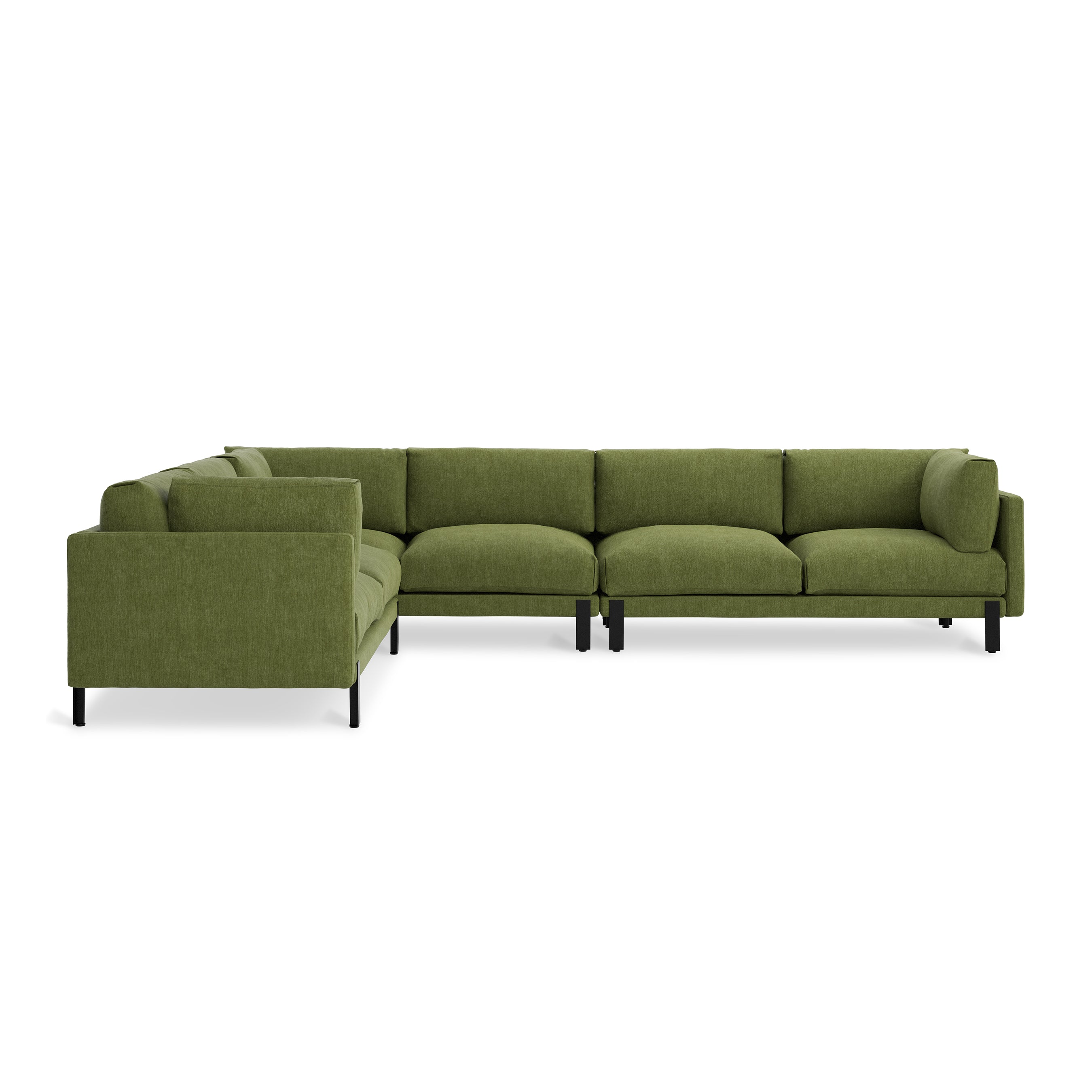 Gus* Modern Silverlake Sectional XL FURNITURE - sectionals Gus Bastille Clover Left