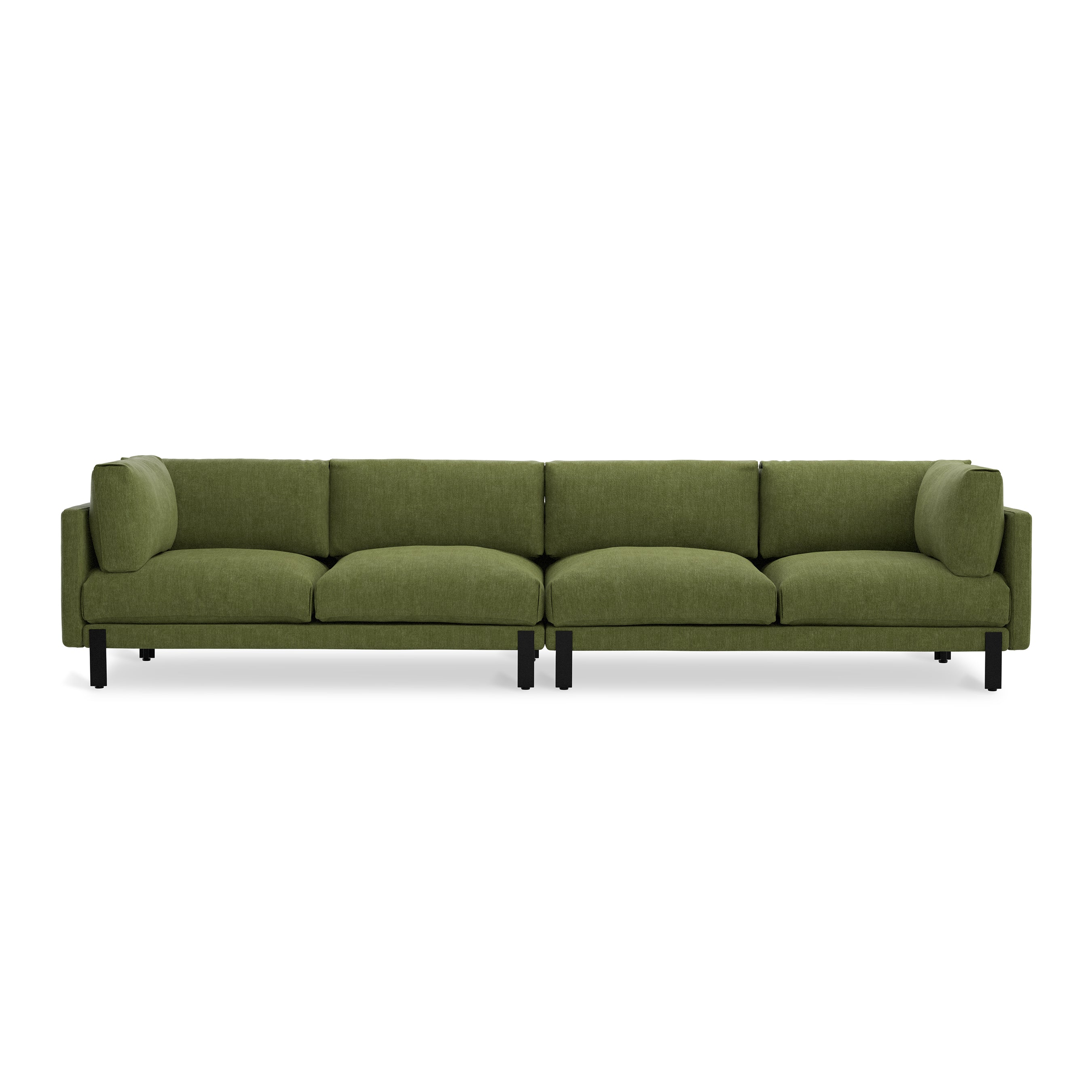 Gus* Modern Silverlake 144" Sofa FURNITURE - sofa Gus Bastille Clover
