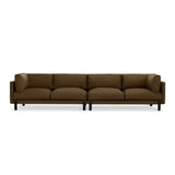 Gus* Modern Silverlake 144" Sofa FURNITURE - sofa Gus Velvet Cocoa