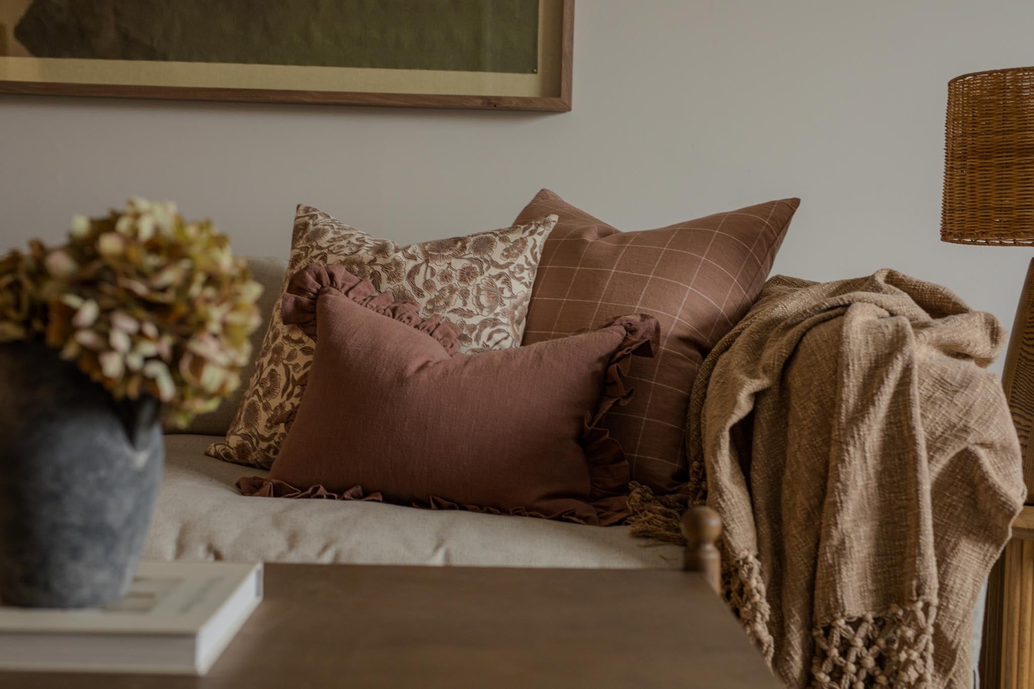 Callie Pillow Cover 1 - PILLOWS - Linen - neutral Rug & Weave Pillows