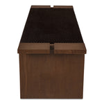 Merrill Outdoor Bench Dark Brown FURNITURE - benches Moe's Furniture