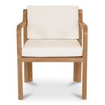 Nestor Outdoor Dining Chair White Furniture - outdoor dining table Moe's Furniture