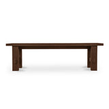 Emilea Outdoor Dining Bench Brown FURNITURE - dining tables Moe's Furniture