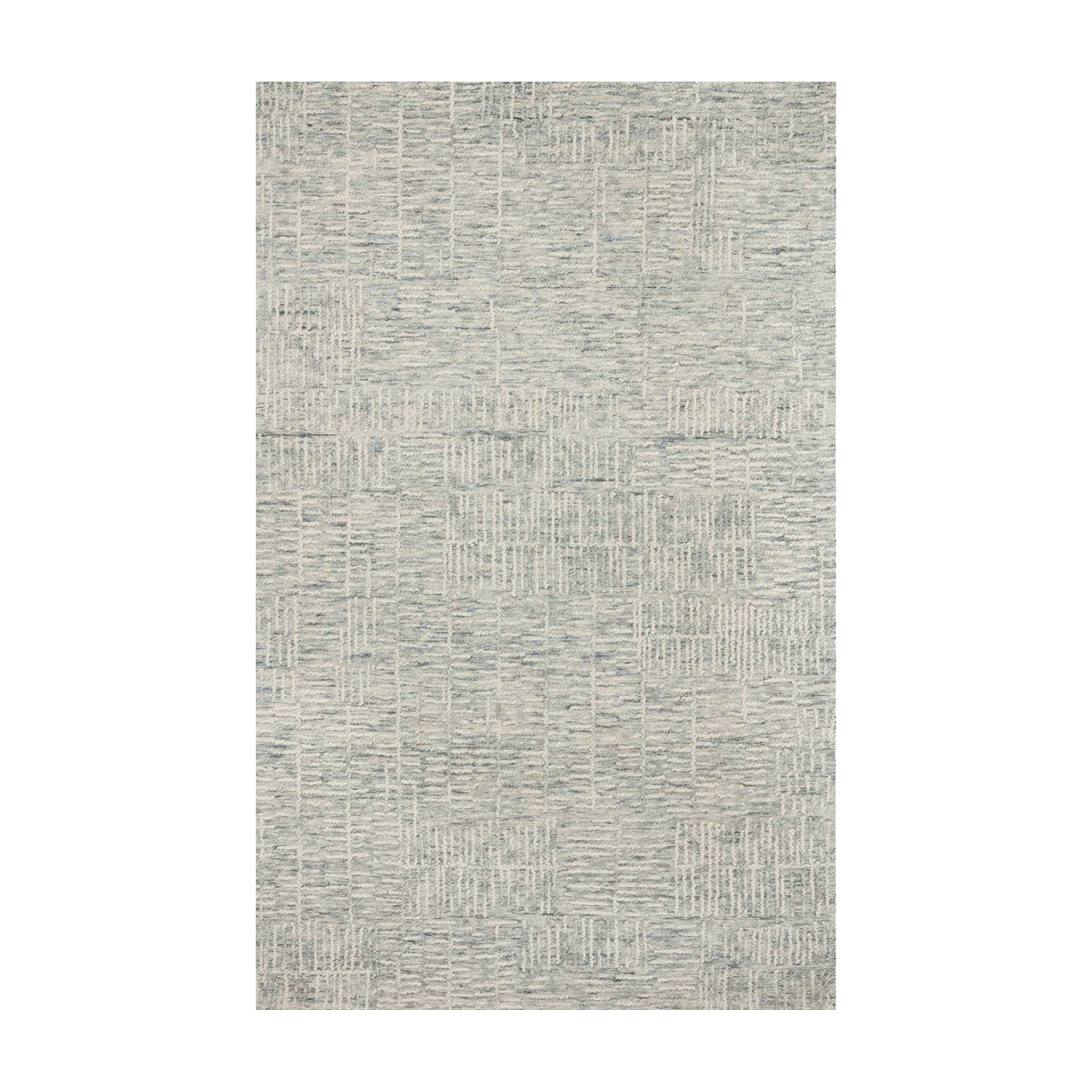 Loloi Tallulah Sky / Ivory Runner Rug RUGS - wool Loloi 2'6" x 7'6"