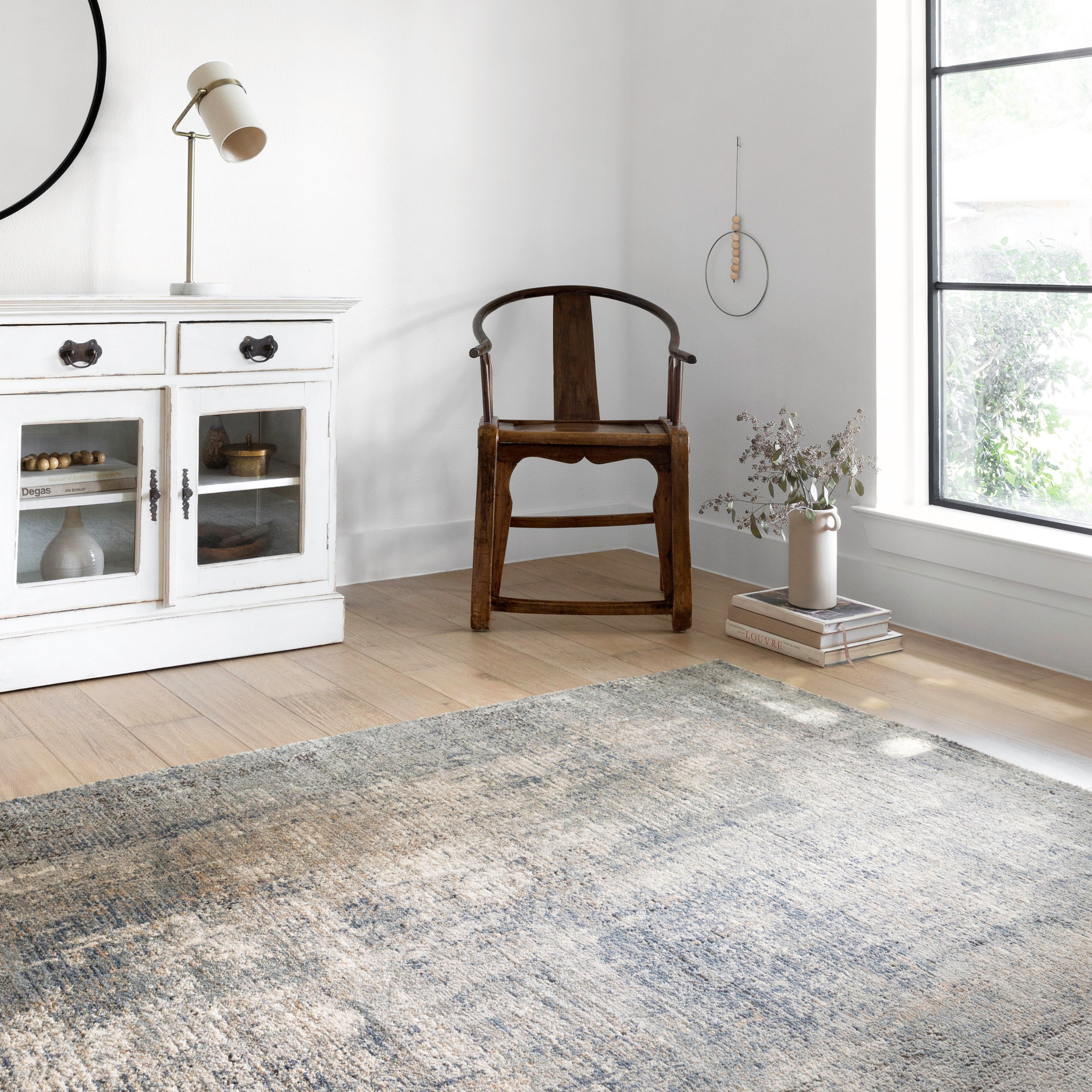 Loloi Teagan Denim / Slate Rug RUGS - synthetic Loloi