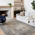 Loloi Teagan Denim / Slate Rug RUGS - synthetic Loloi