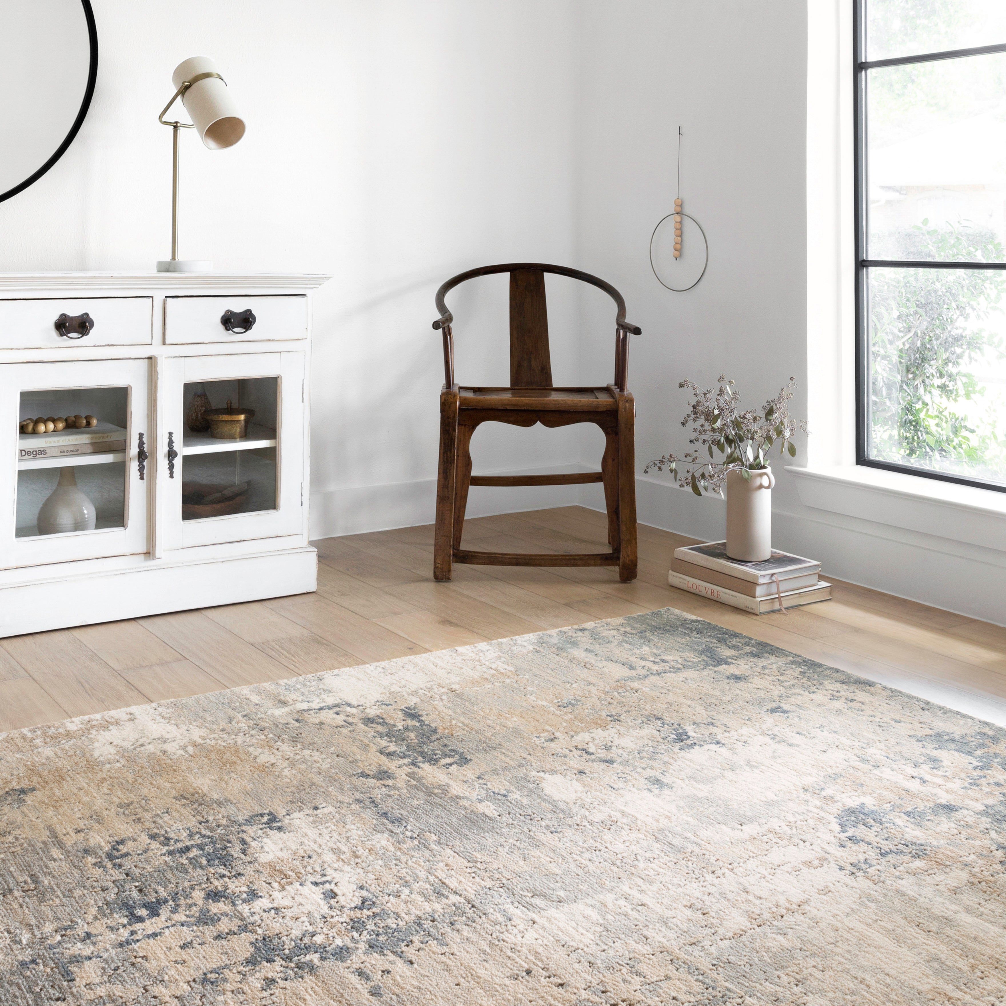 Loloi Teagan Sand / Mist Rug RUGS - synthetic Loloi