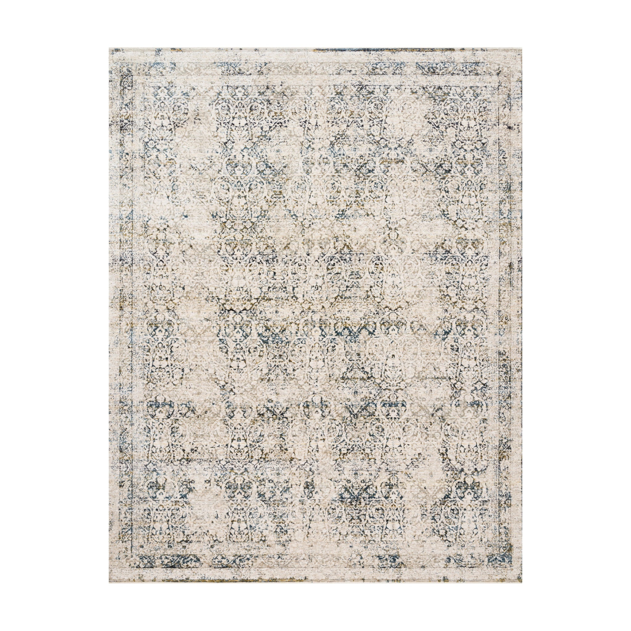 Loloi Theia Natural / Ocean Rug RUGS - synthetic Loloi 18" x 18"