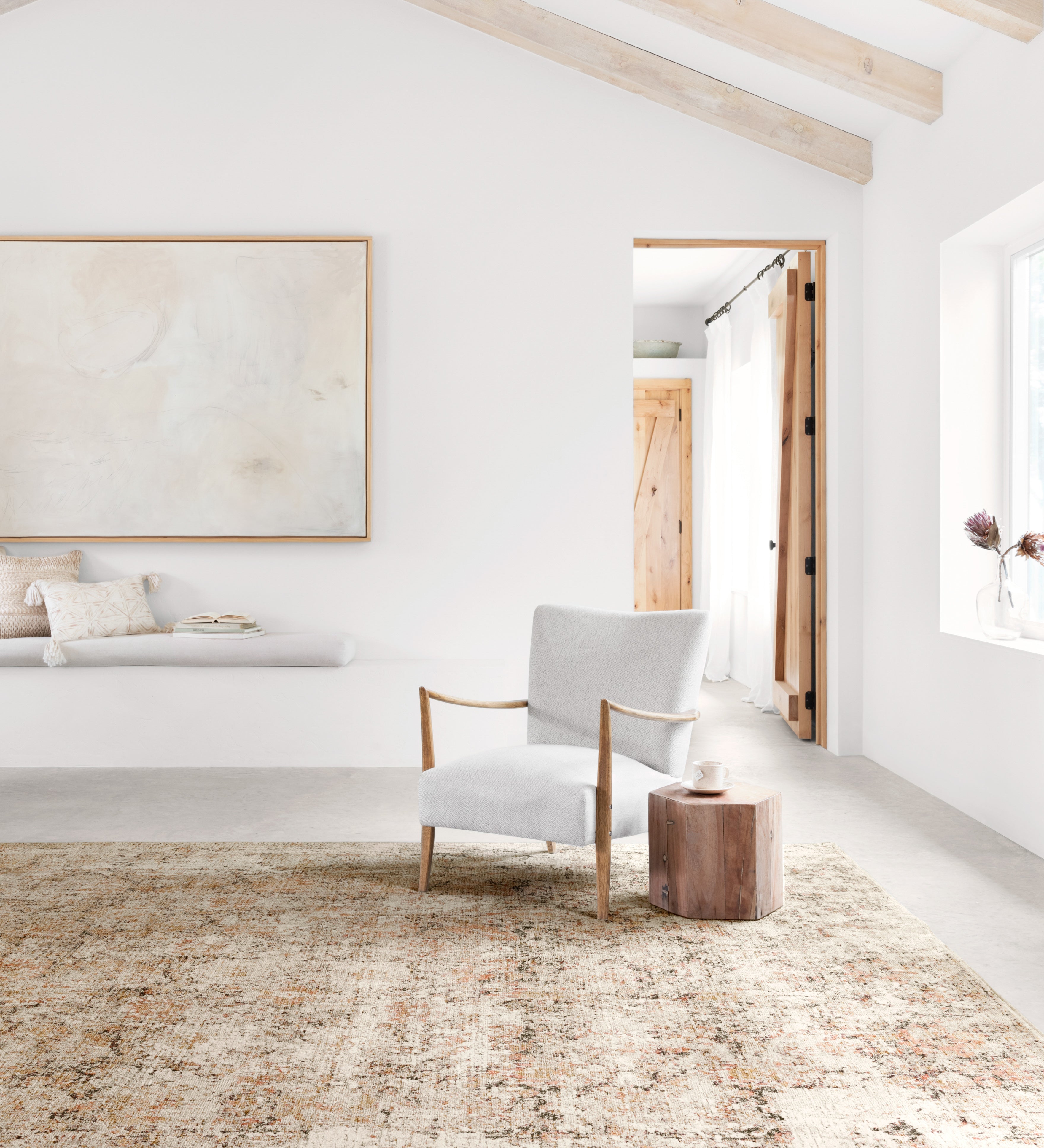 Loloi Theia Taupe / Gold Rug RUGS - synthetic Loloi