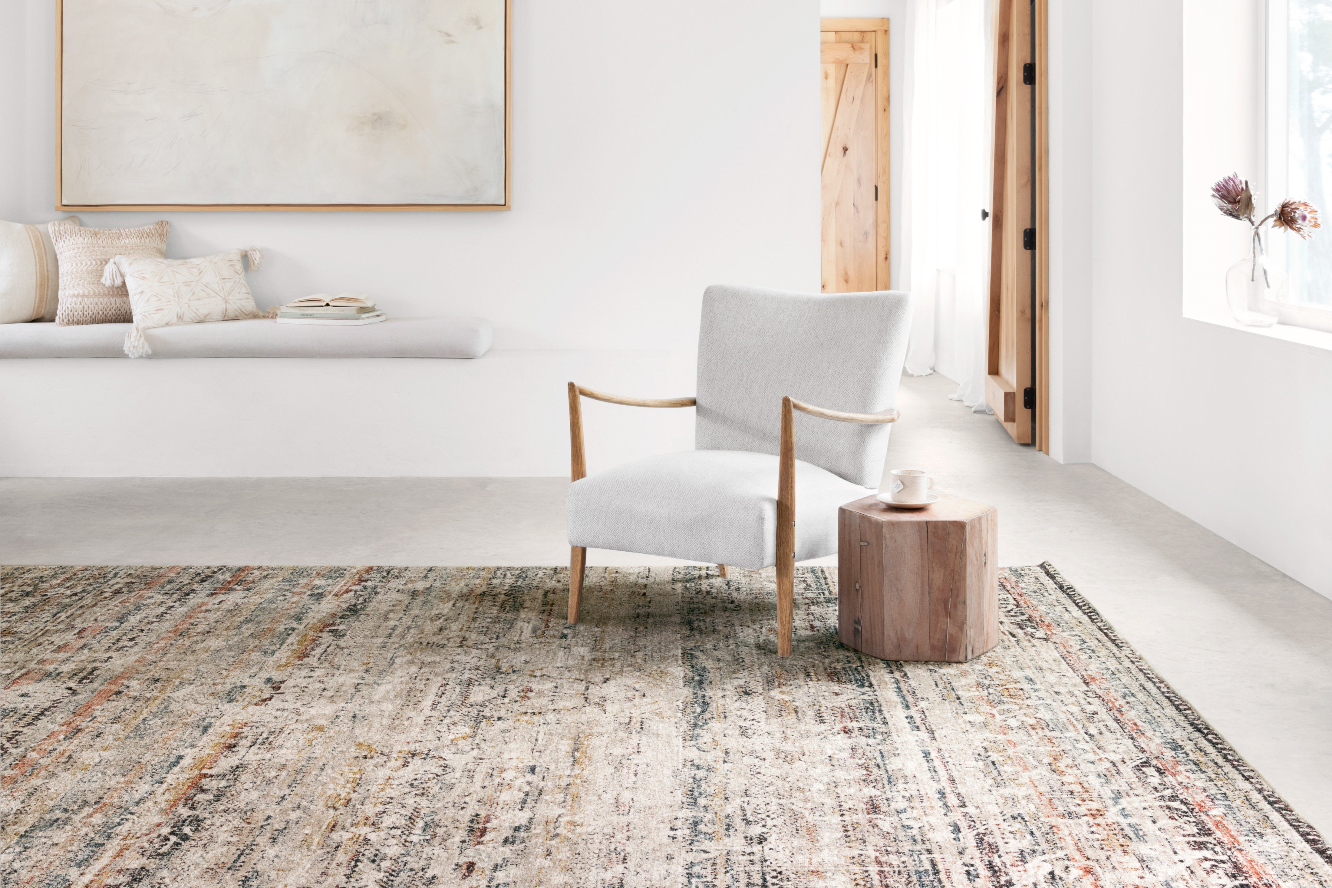 Loloi Theia Taupe / Multi Rug RUGS - patterned Loloi