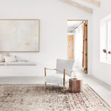Loloi Theia Taupe / Brick Rug RUGS - patterned Loloi