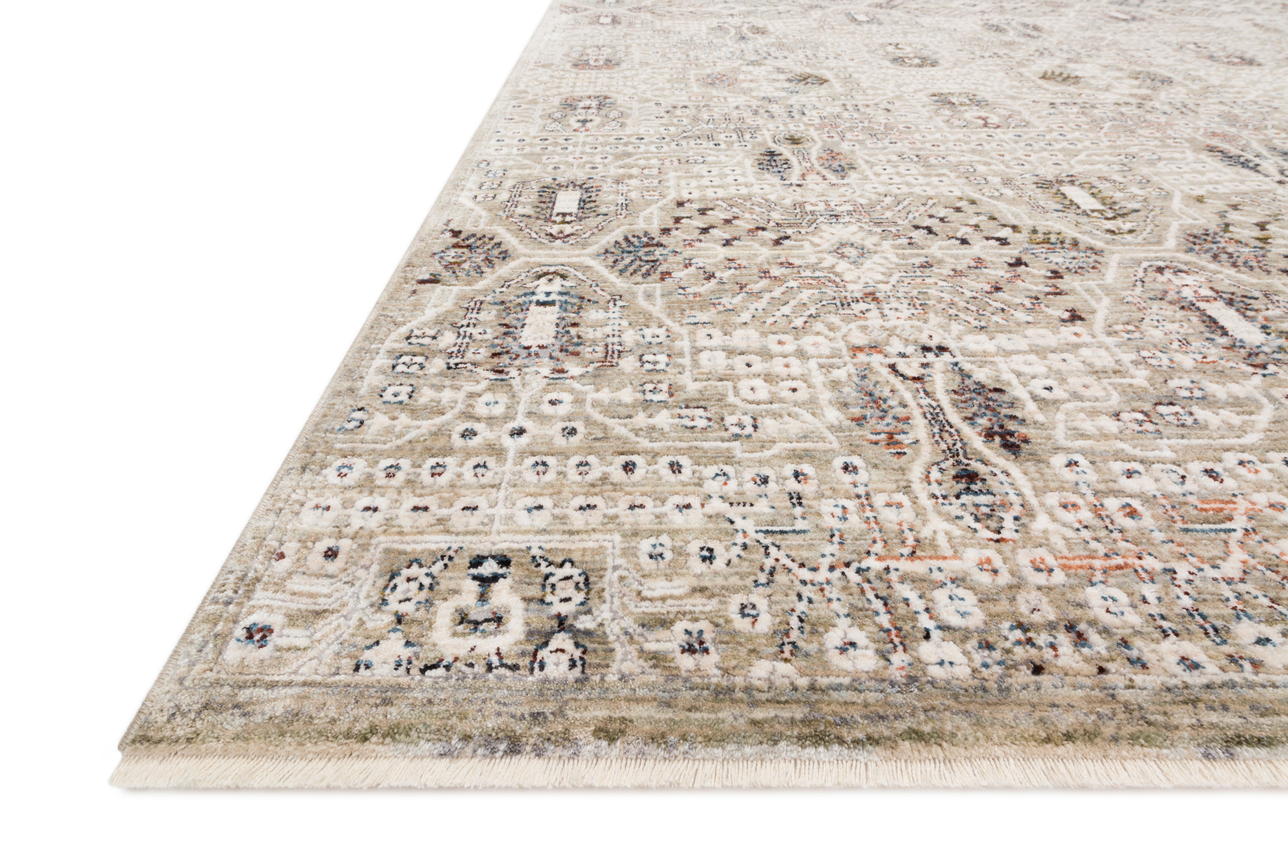 Loloi Theia Granite / Ivory Rug RUGS - synthetic Loloi