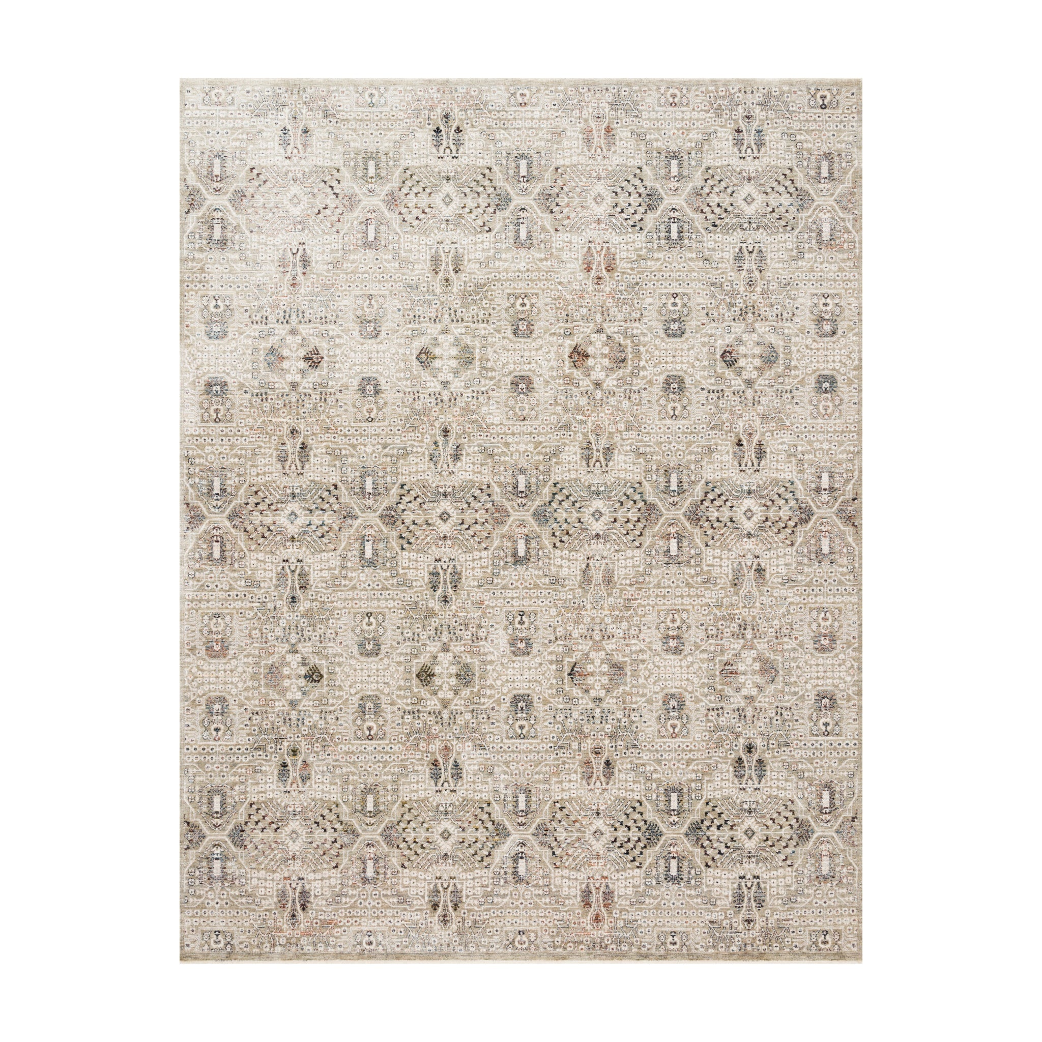 Loloi Theia Granite / Ivory Rug RUGS - synthetic Loloi 18" x 18"
