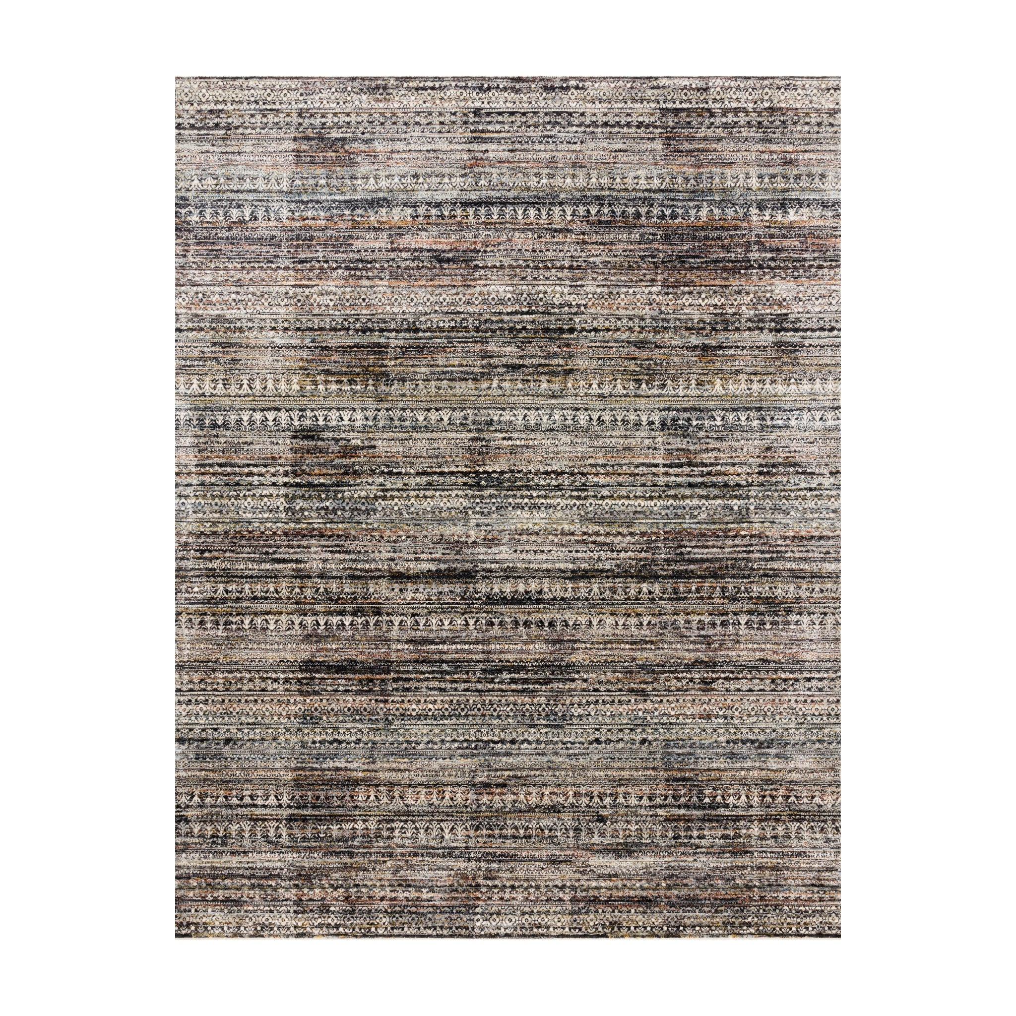 Loloi Theia Grey / Multi Rug RUGS - synthetic Loloi 18" x 18"