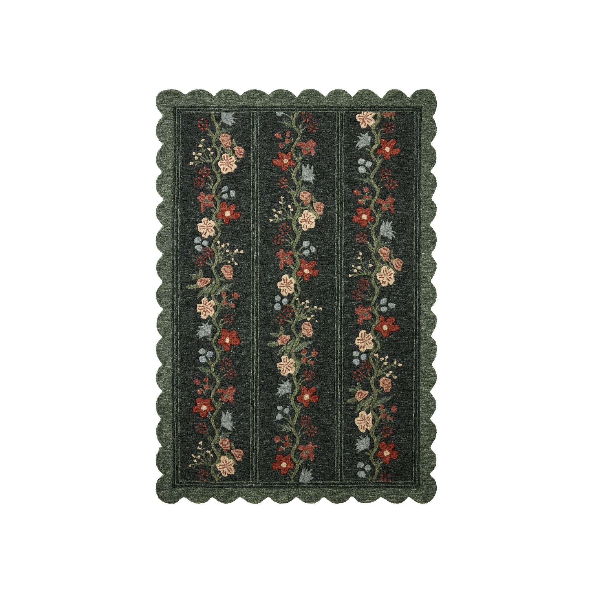 Rifle Paper Co. x Loloi Thistle Forest / Multi Rug RUGS - wool Loloi 18" x 18"