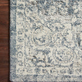 Loloi Theory Ivory / Blue Rug RUGS - synthetic Loloi