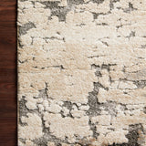 Loloi Theory Taupe / Grey Rug No.1 RUGS - synthetic Loloi 18" x 18"