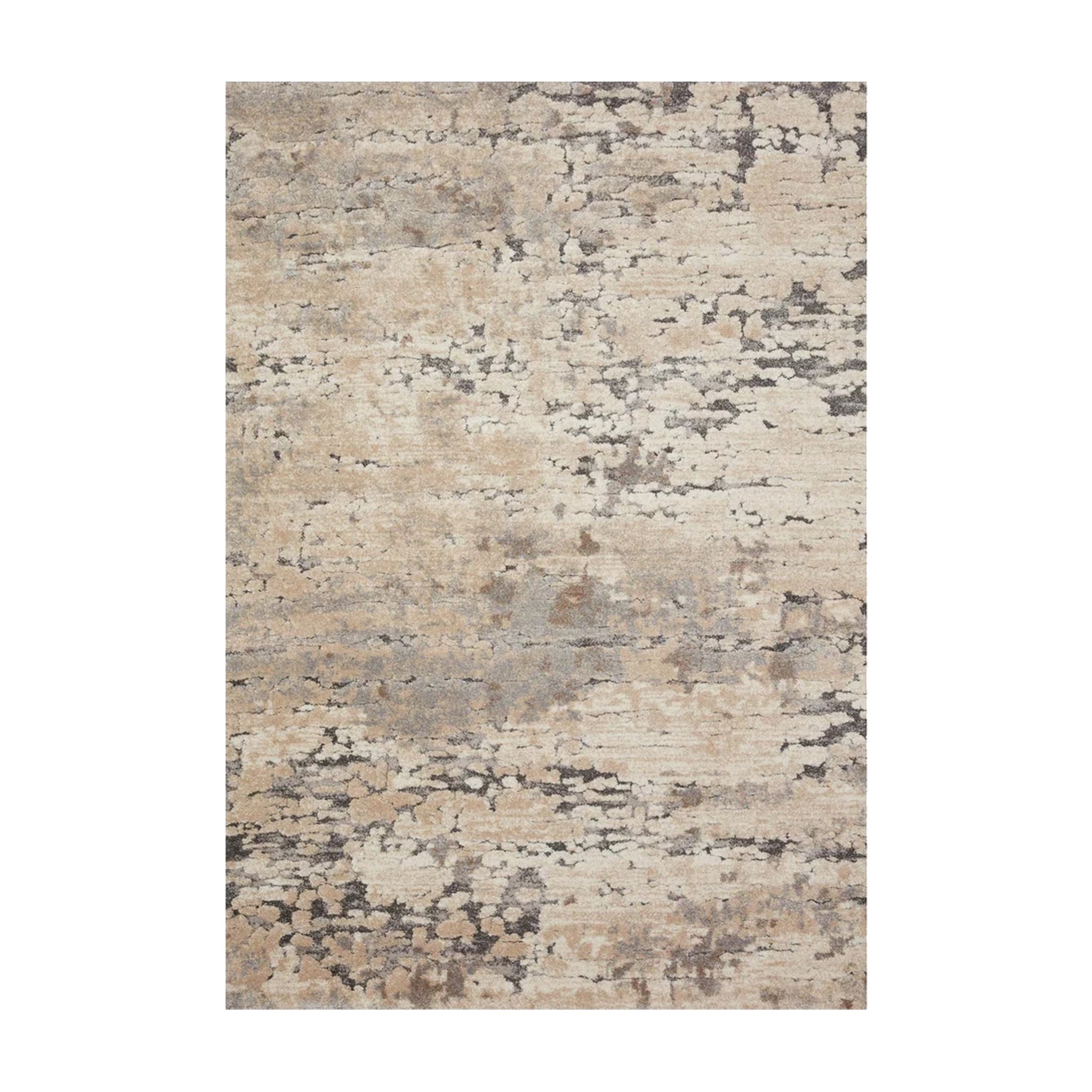Loloi Theory Taupe / Grey Rug No.2 RUGS - synthetic Loloi 18" x 18"