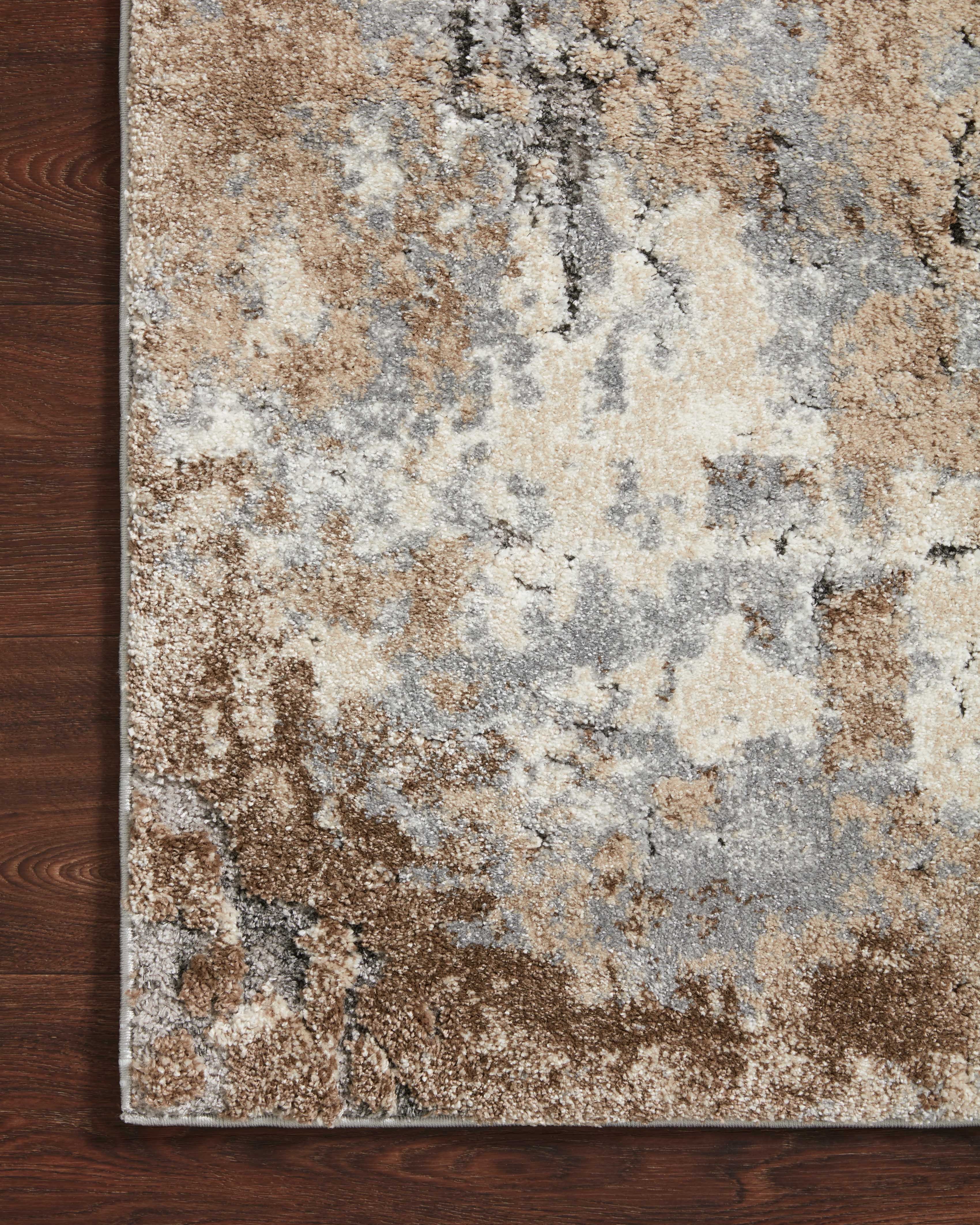 Loloi Theory Dove / Bark Rug RUGS - synthetic Loloi