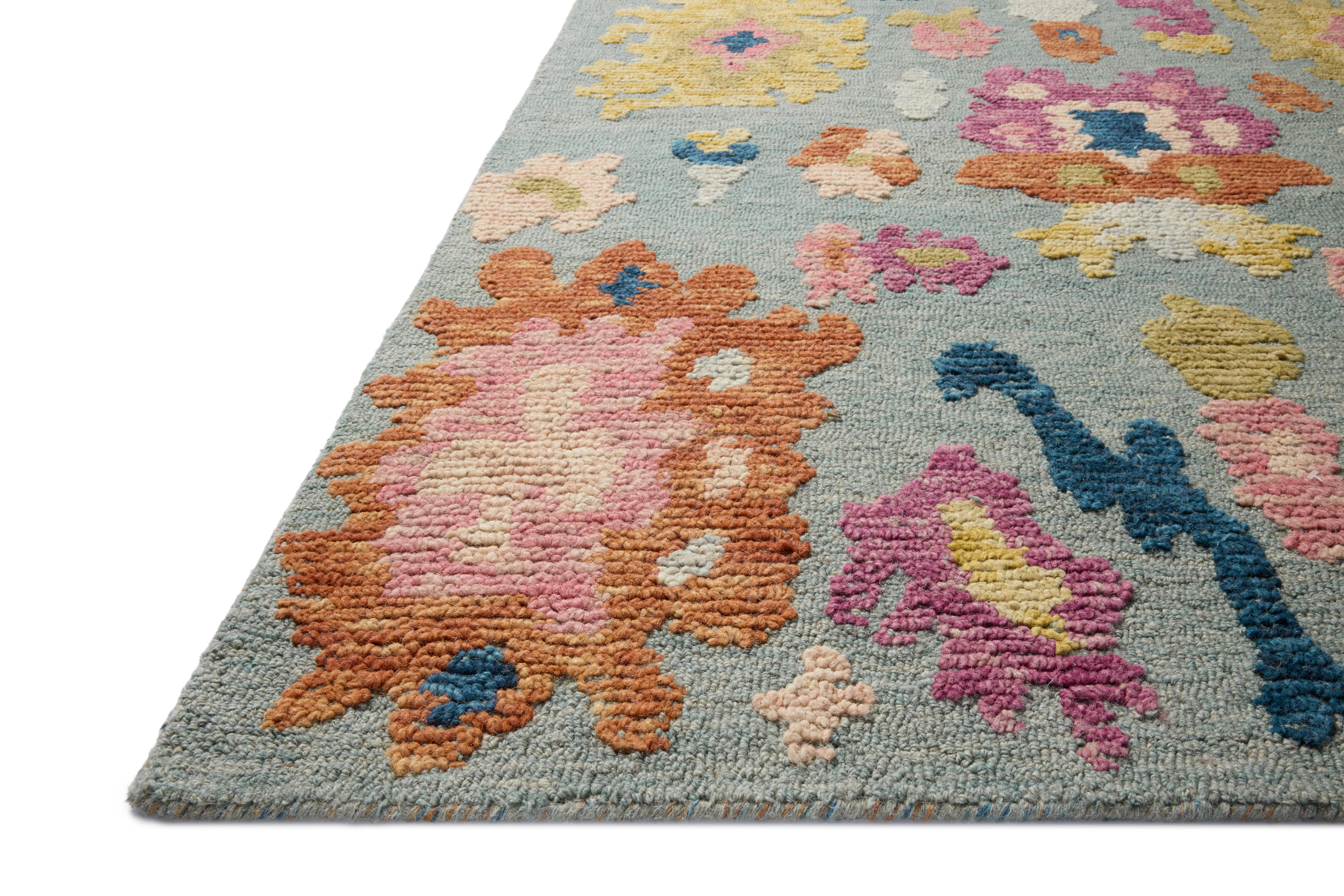 Loloi Tilly Spa / Multi Rug RUGS - wool Loloi 18" x 18" sample
