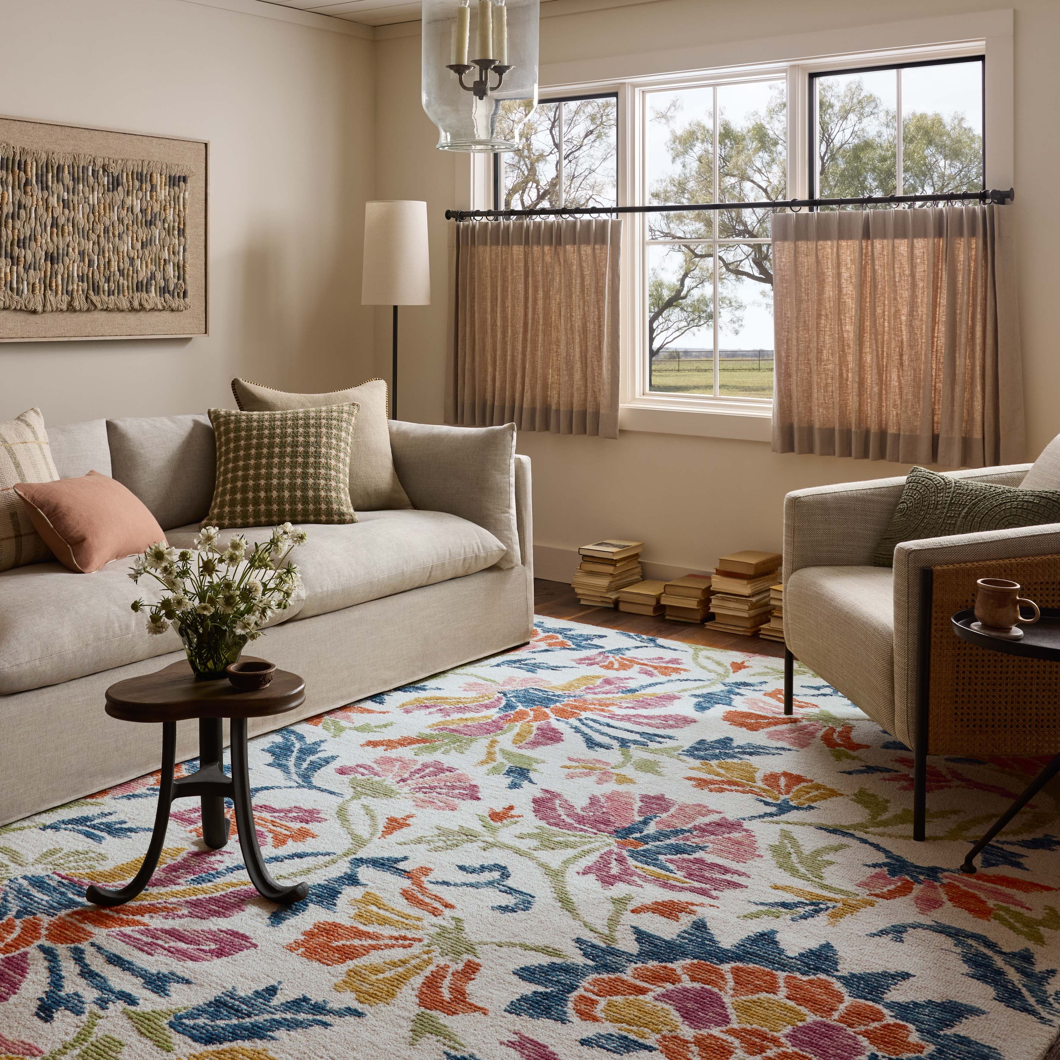Loloi Tilly Ivory / Multi Rug RUGS - wool Loloi