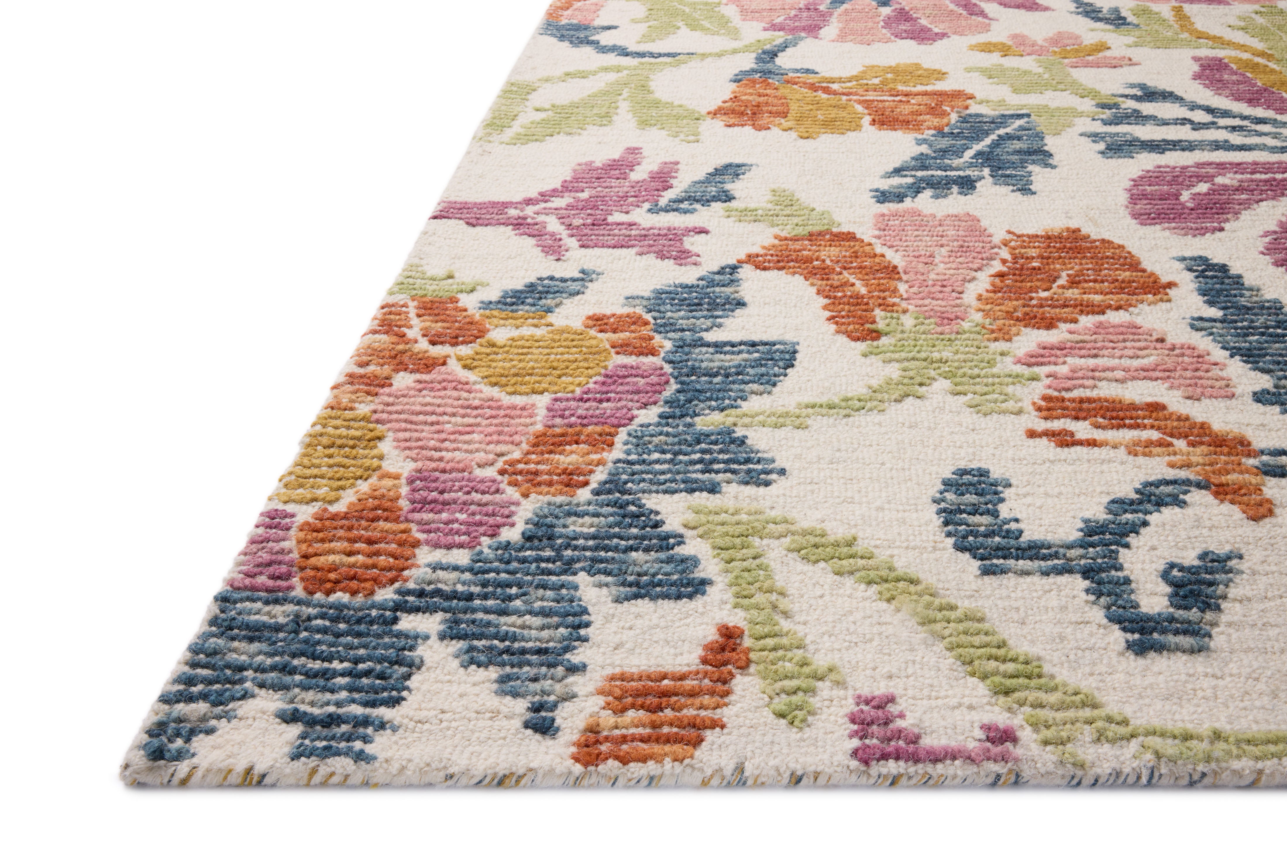Loloi Tilly Ivory / Multi Rug RUGS - wool Loloi