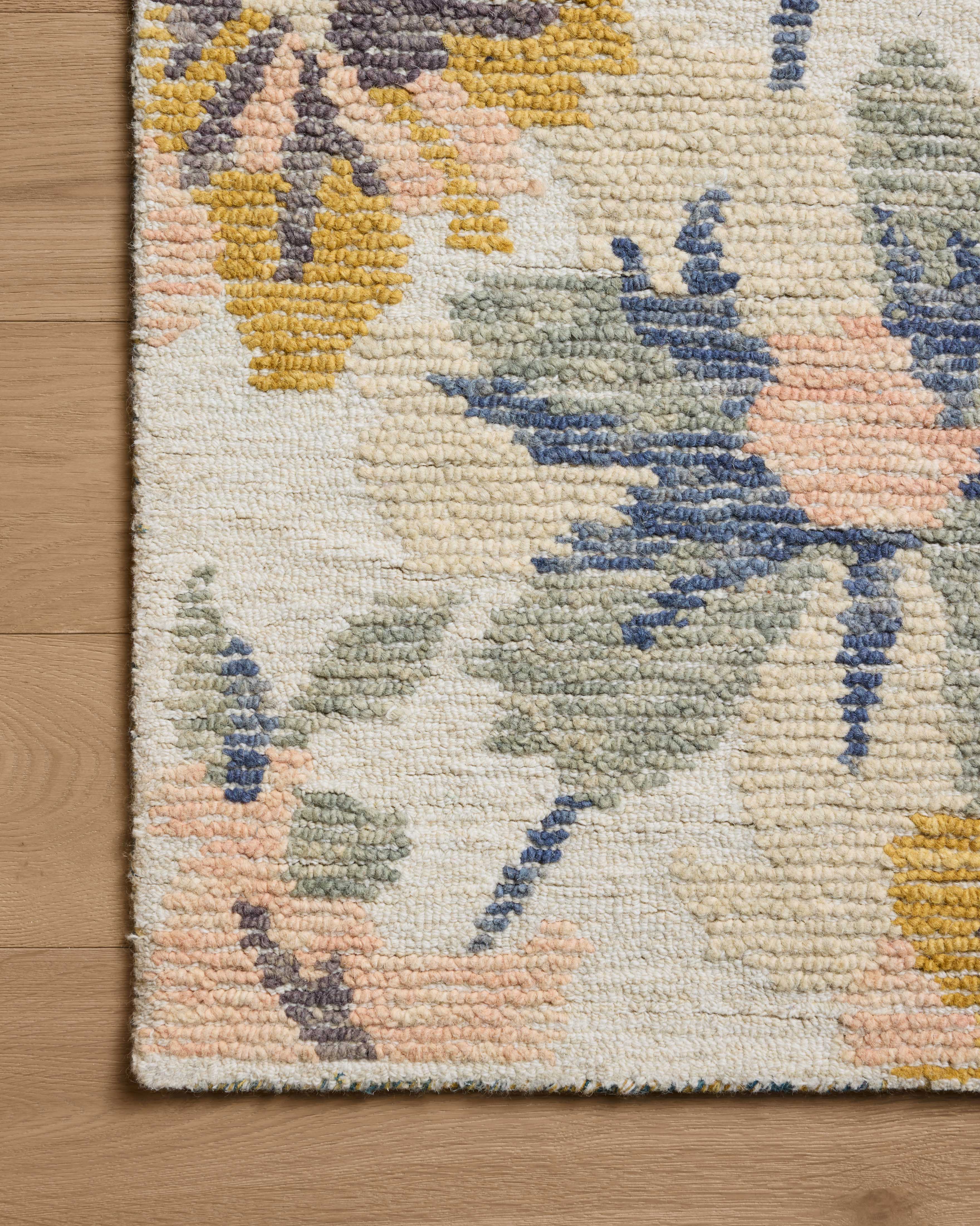 Loloi Tilly Bone / Multi Rug RUGS - wool Loloi