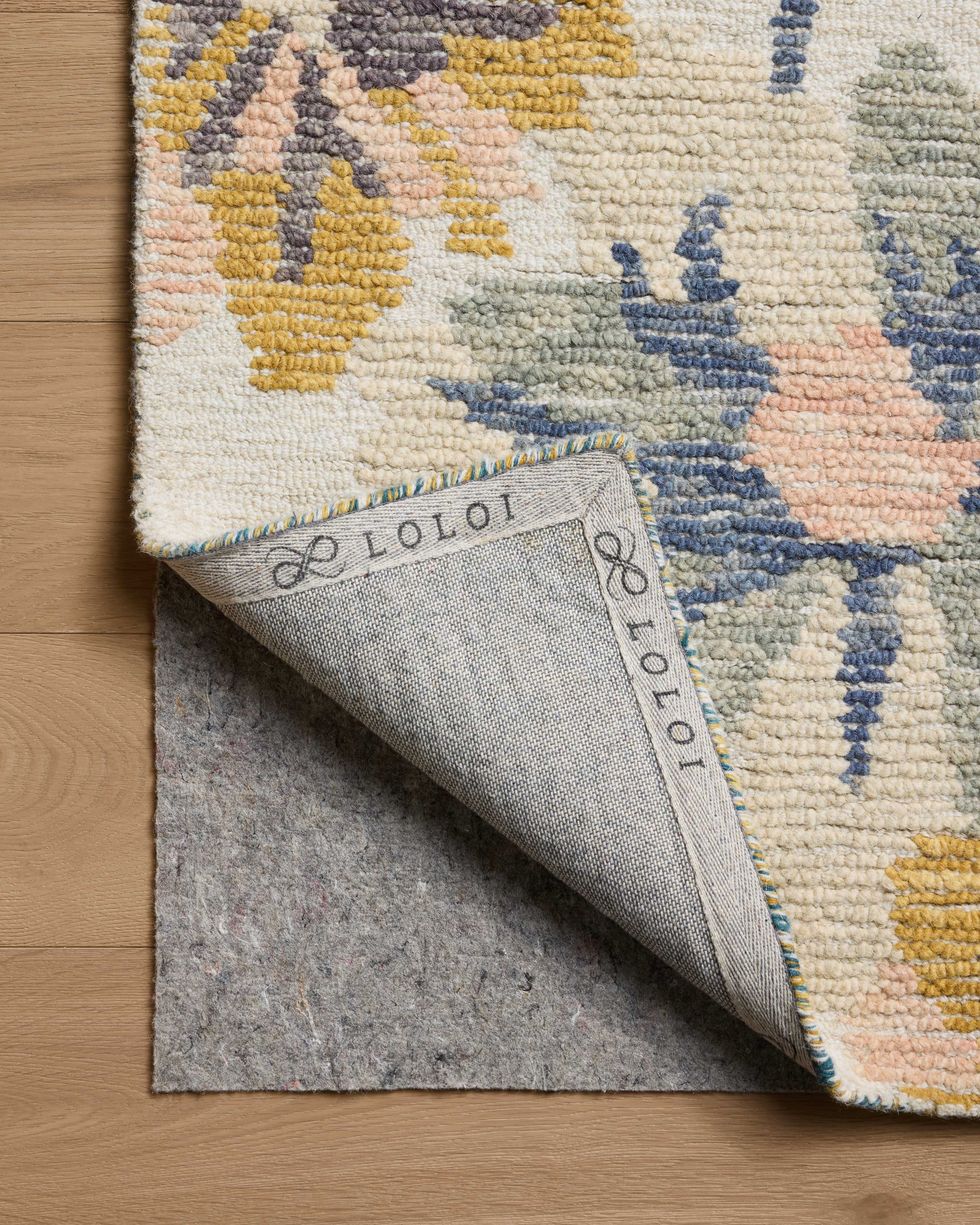 Loloi Tilly Bone / Multi Rug RUGS - wool Loloi